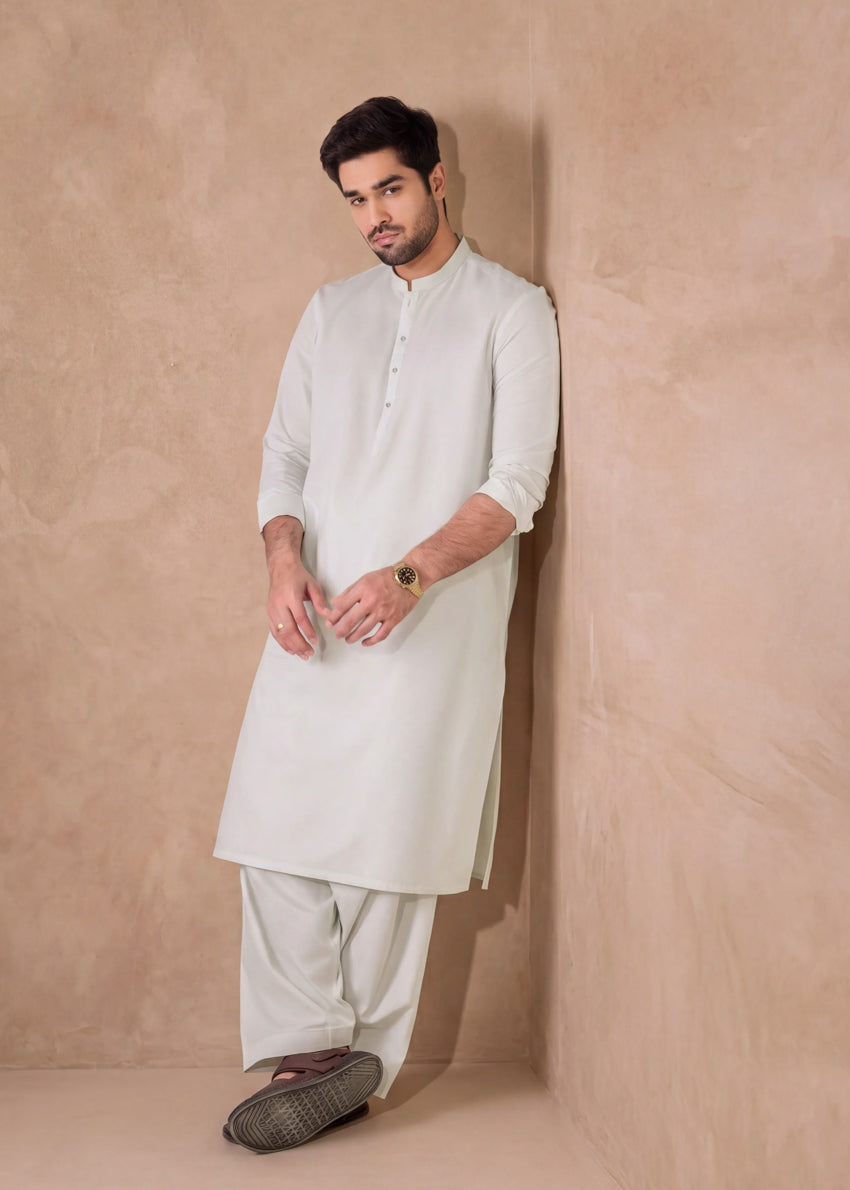 Pista-Cotton-Shalwar Suit - (MP2PBBW25ADJ13)