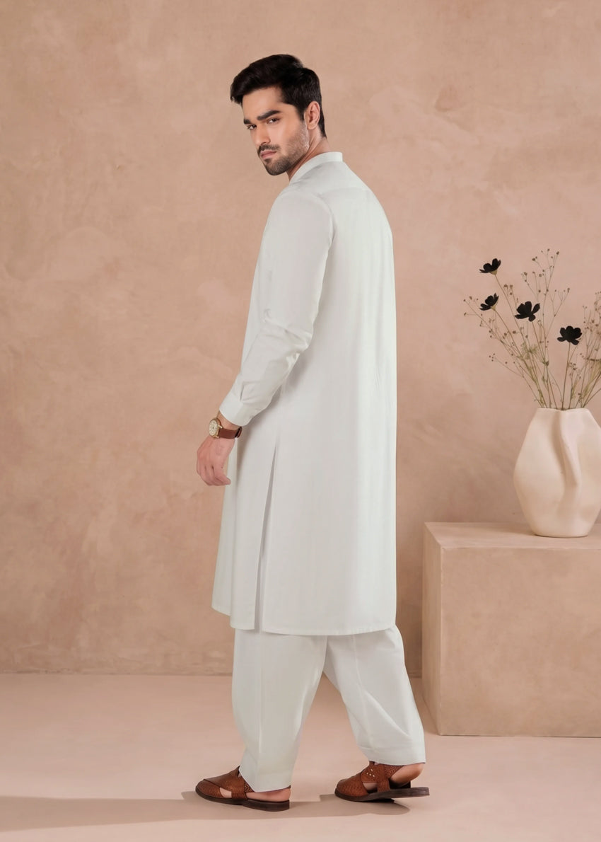 Pista-Cotton-Shalwar Suit - (MP2PBBW25ADJ13)