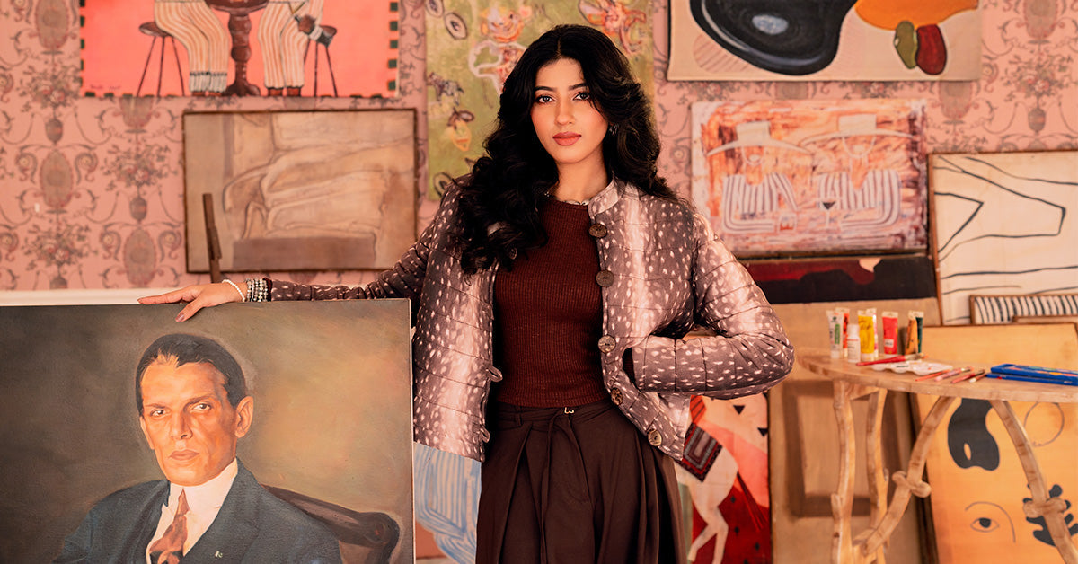 Printed Linen Jacket