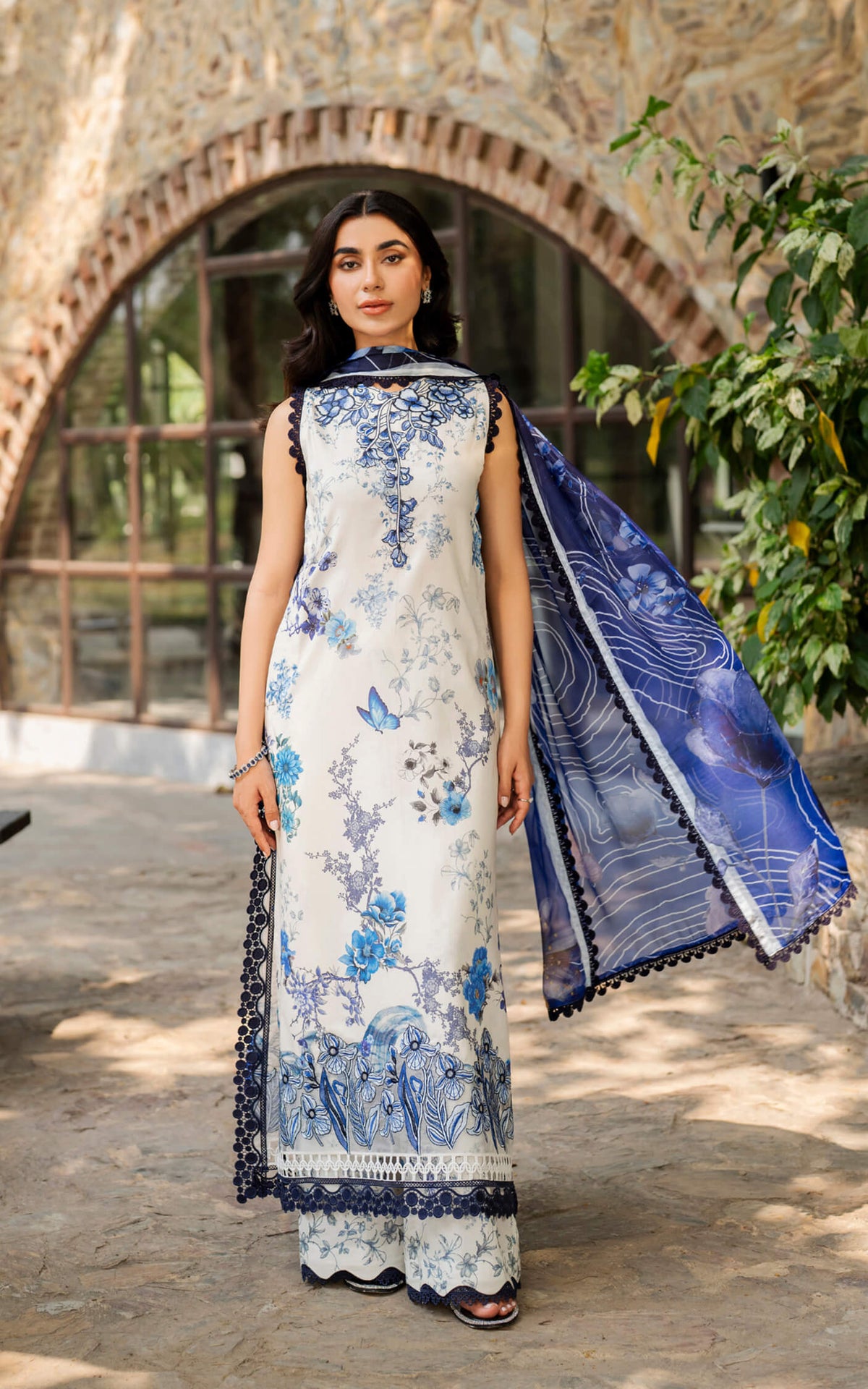 Starlit MSSL-03 | 3pcs Embroidered Unstitched Summer