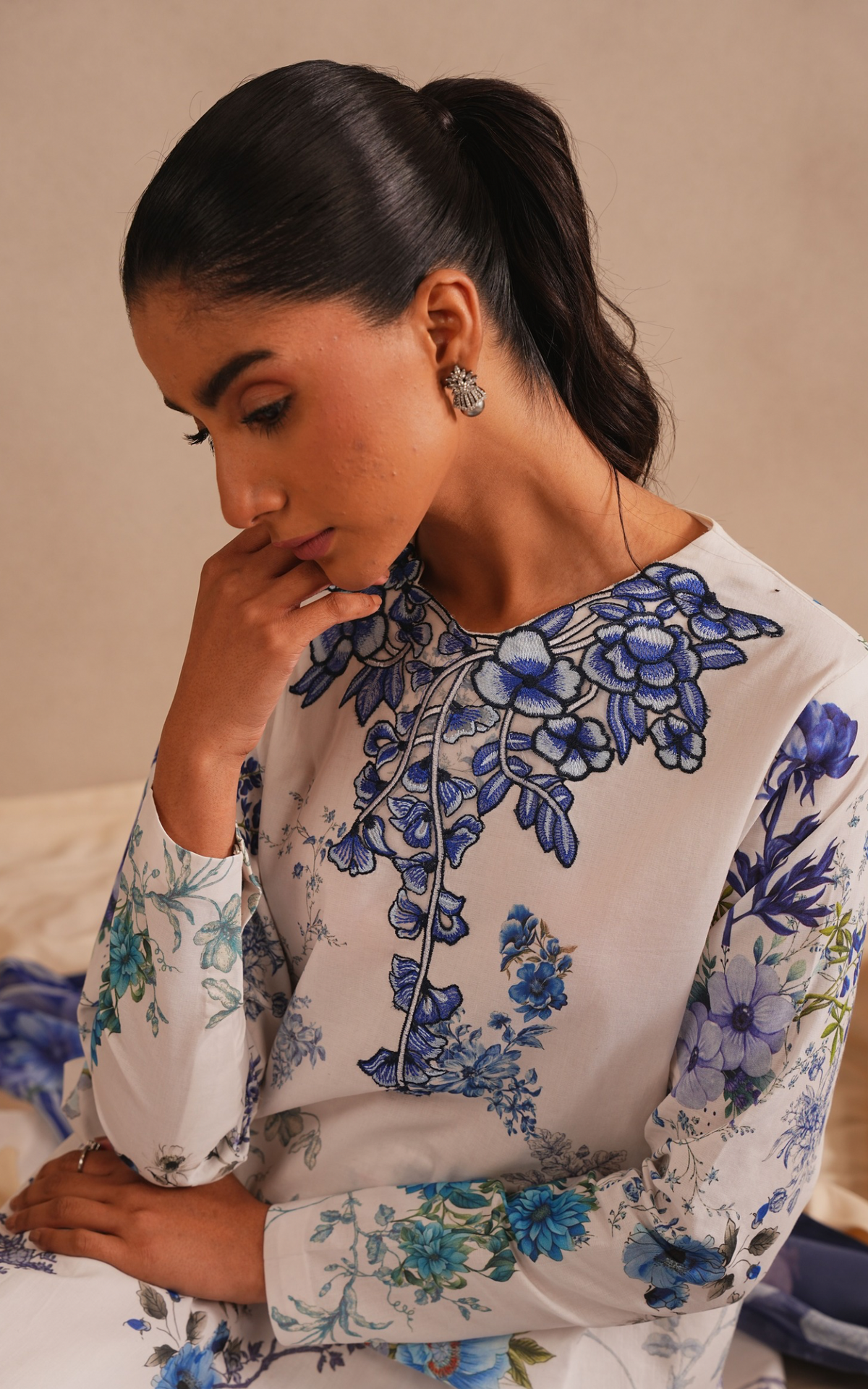 Starlit MSSL-03 | 3pcs Embroidered Unstitched Summer