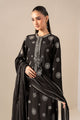 3 Piece Embroidered Tissue Staple Suit
