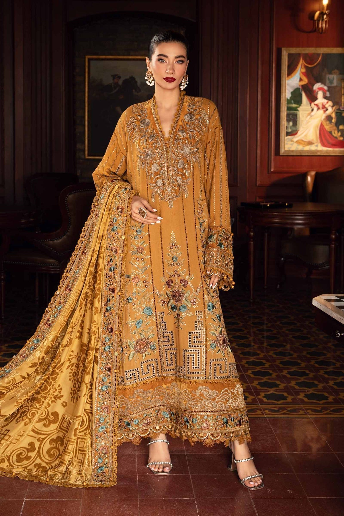 Maria B – Marina Luxe DL 1210 Mustard Style
