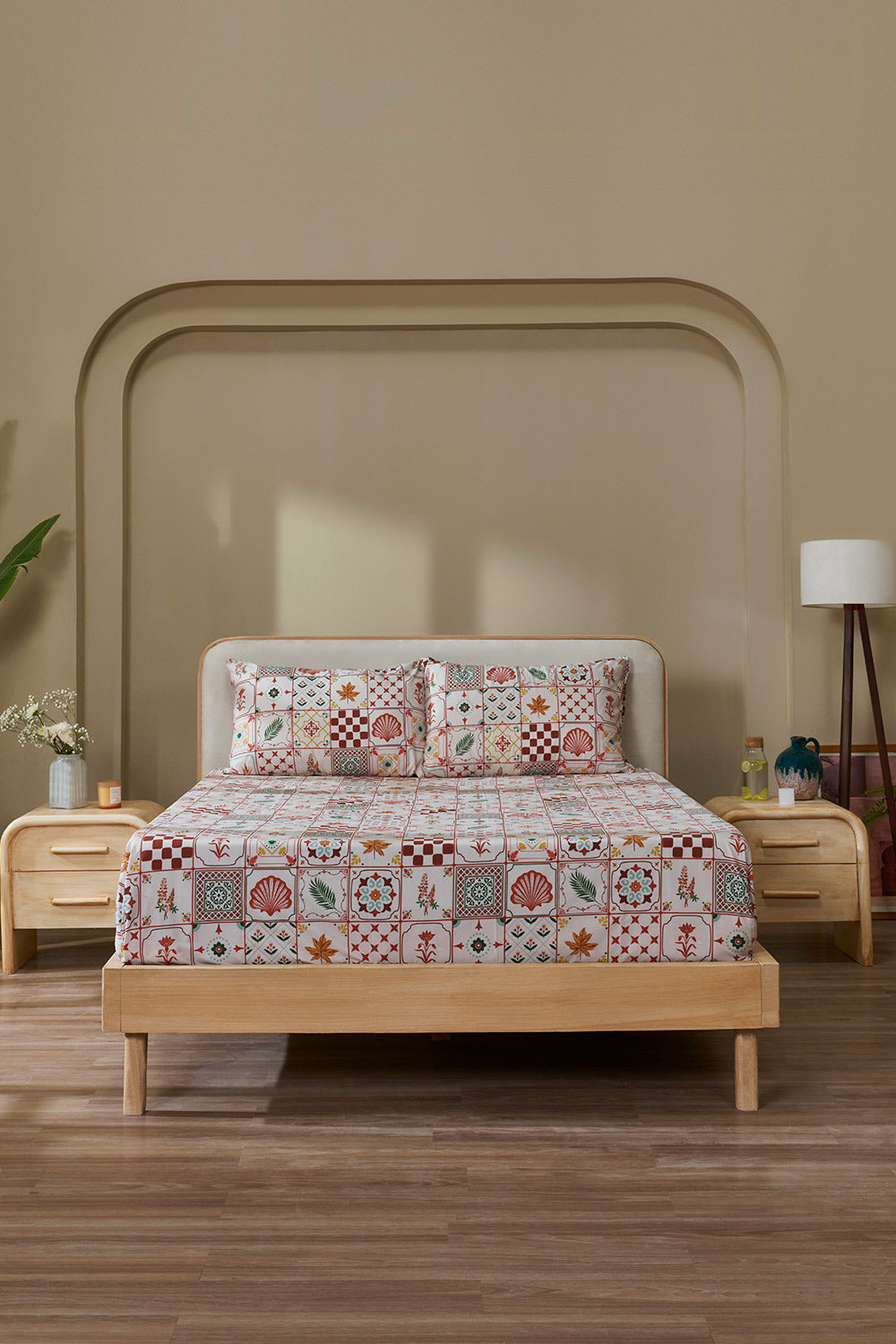 Marine Tiles T-150 Bed Sheet Set