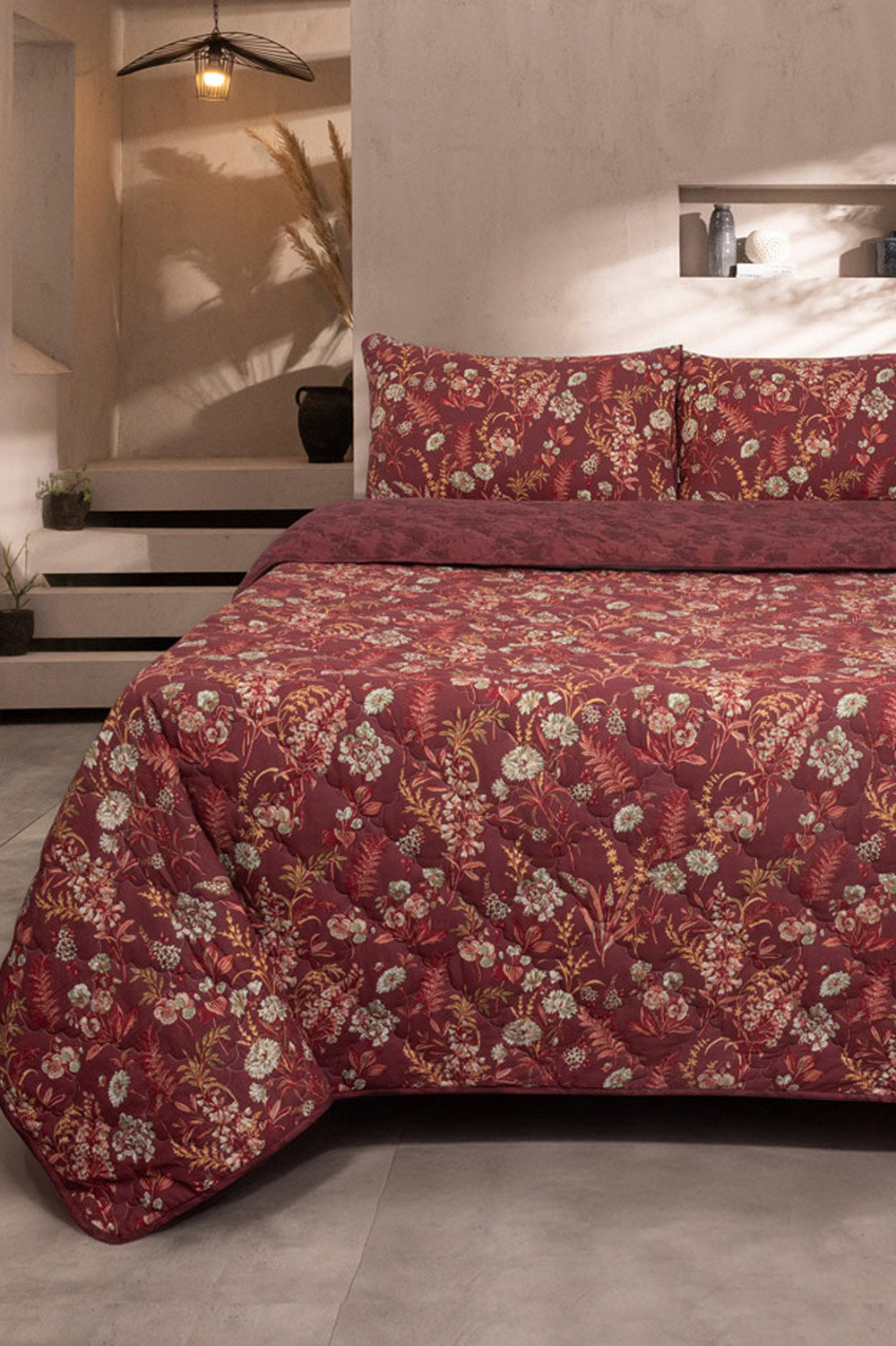 Marsala T-150 Bed Throw