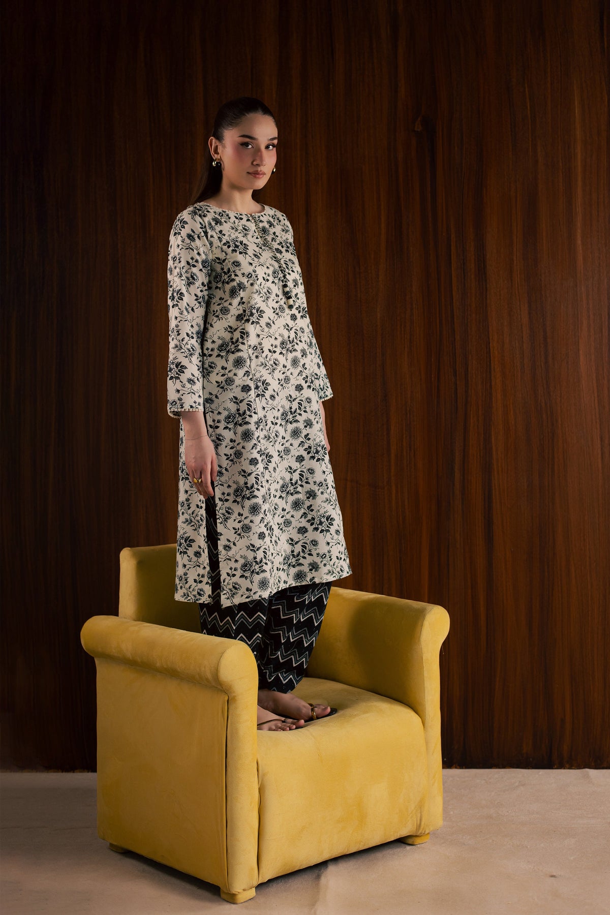 Maxton and Crocus 2Pc - Printed Lawn Dress