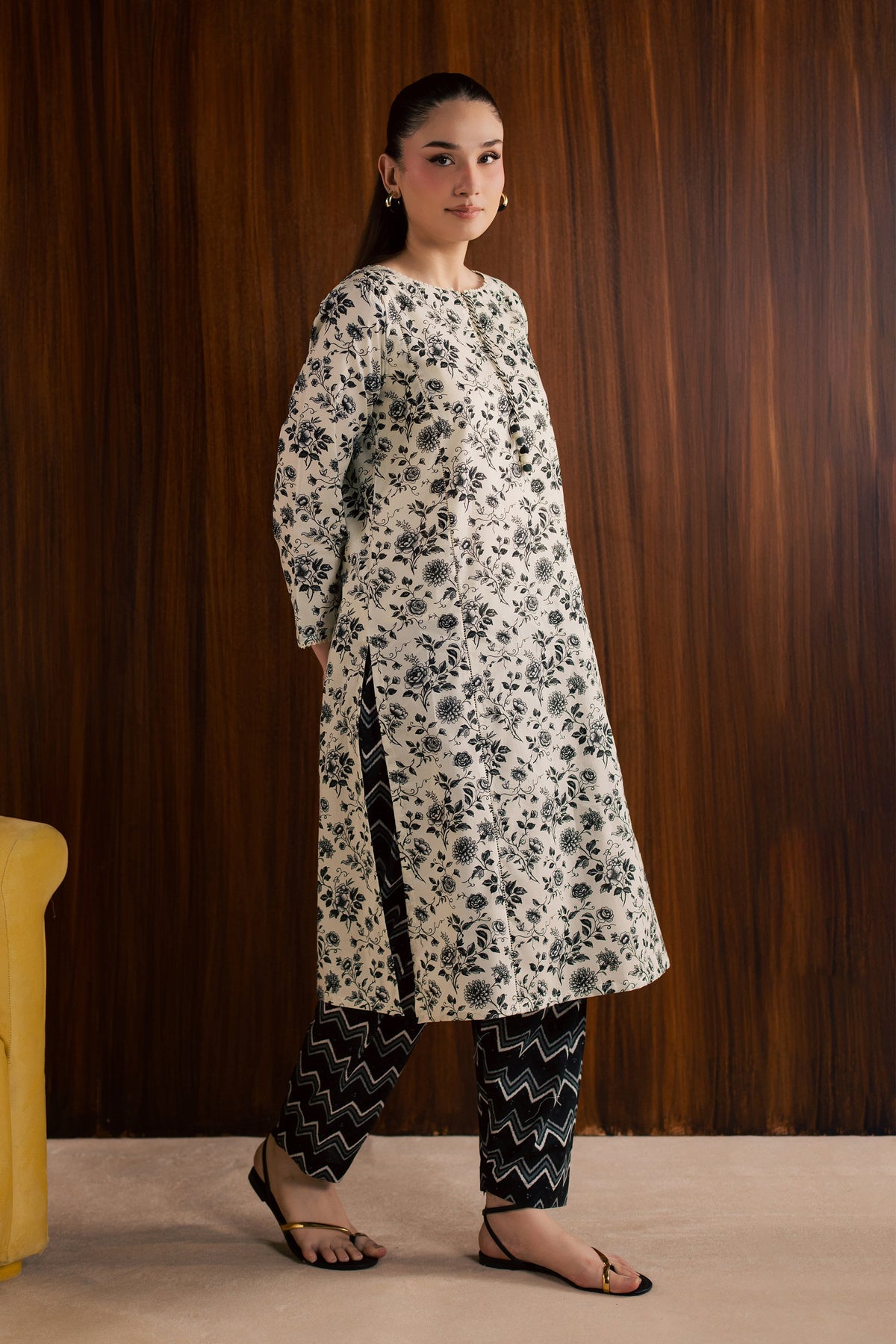 Maxton and Crocus 2Pc - Printed Lawn Dress