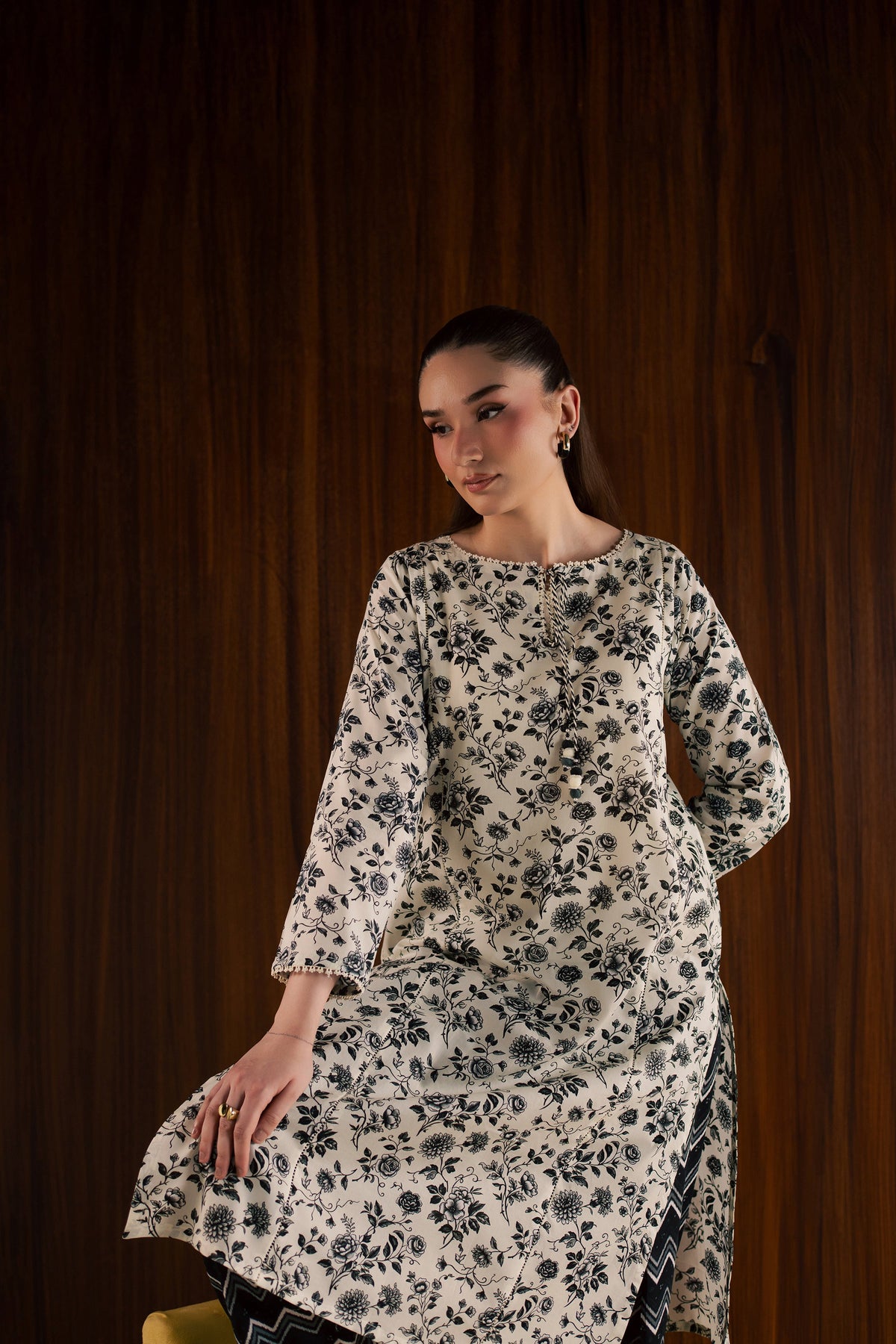 Maxton and Crocus 2Pc - Printed Lawn Dress