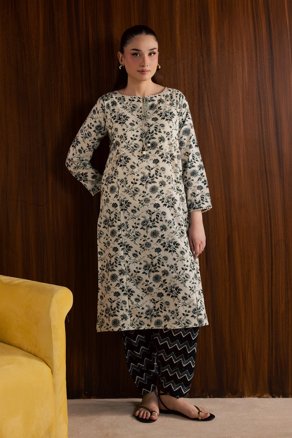 Maxton and Crocus 2Pc - Printed Lawn Dress