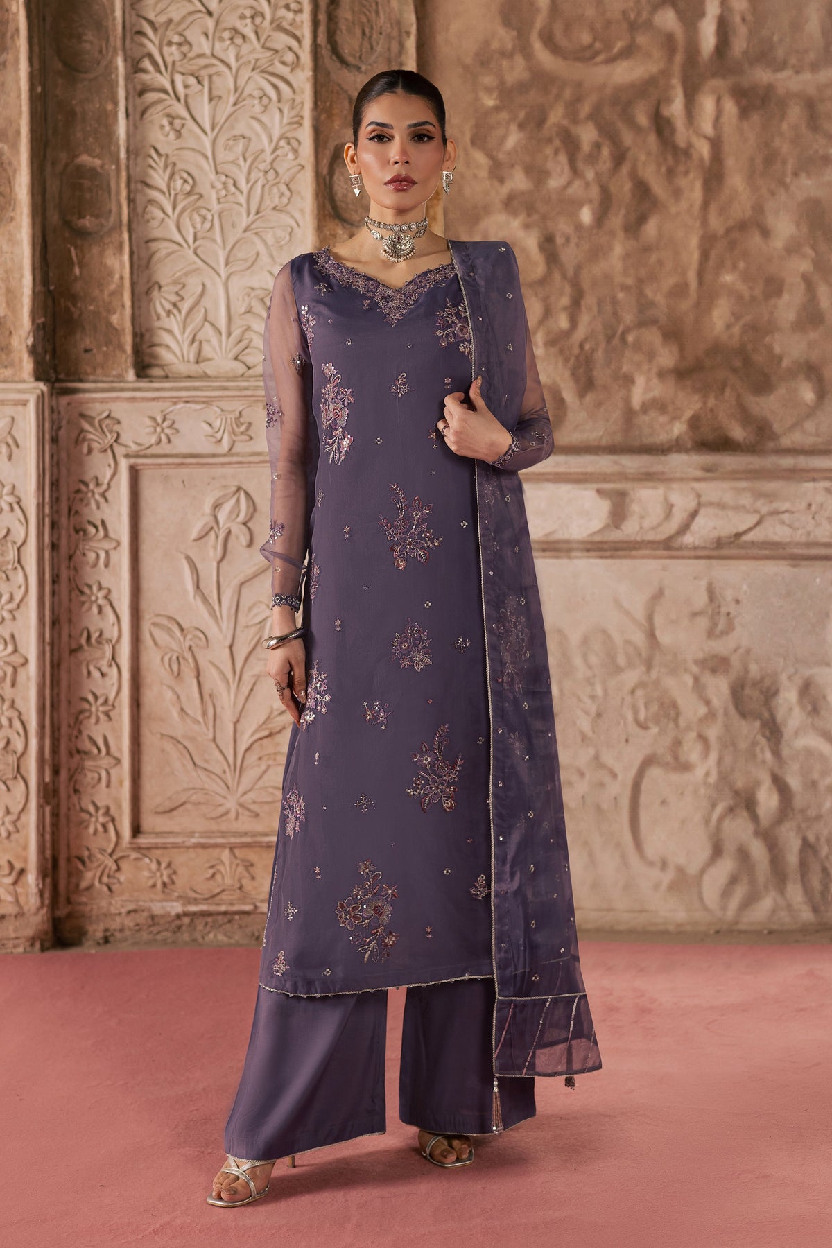 Meesha 3Pc - Festive Luxe Pret