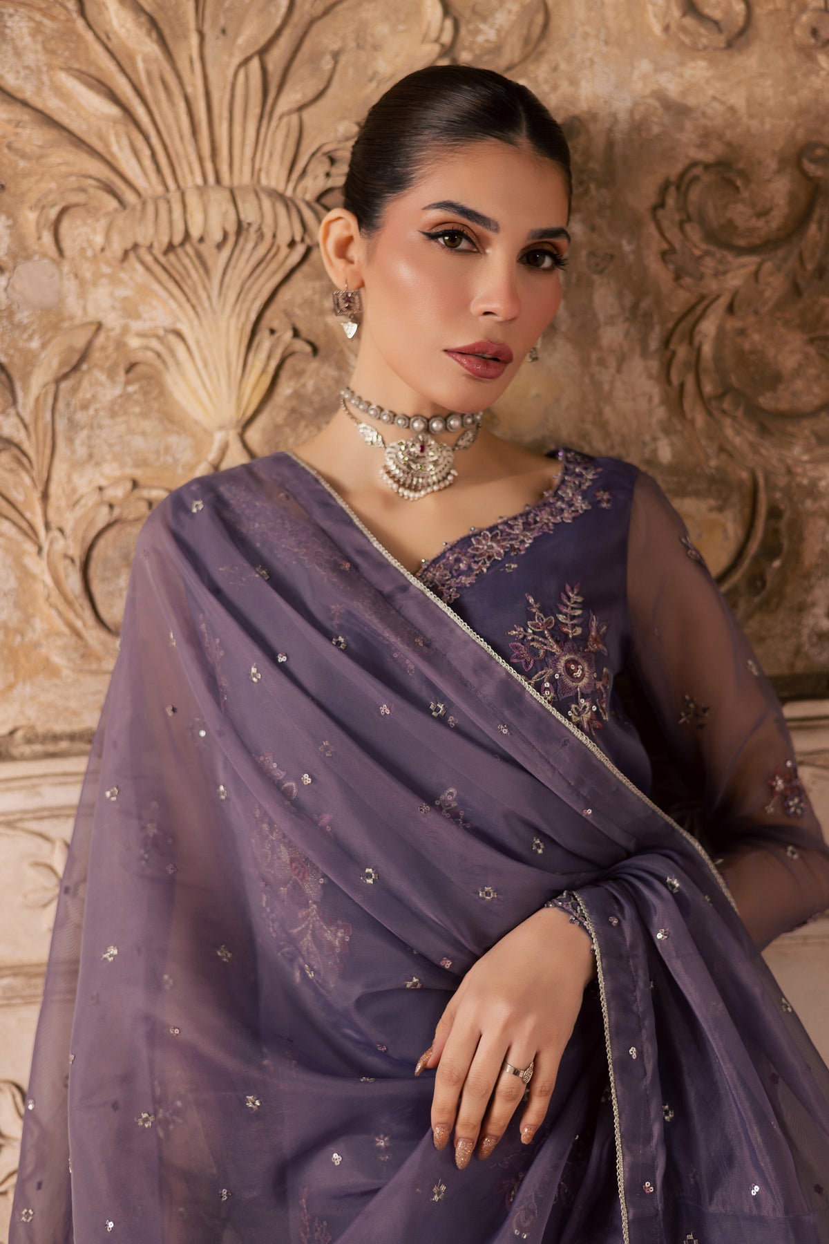 Meesha 3Pc - Festive Luxe Pret