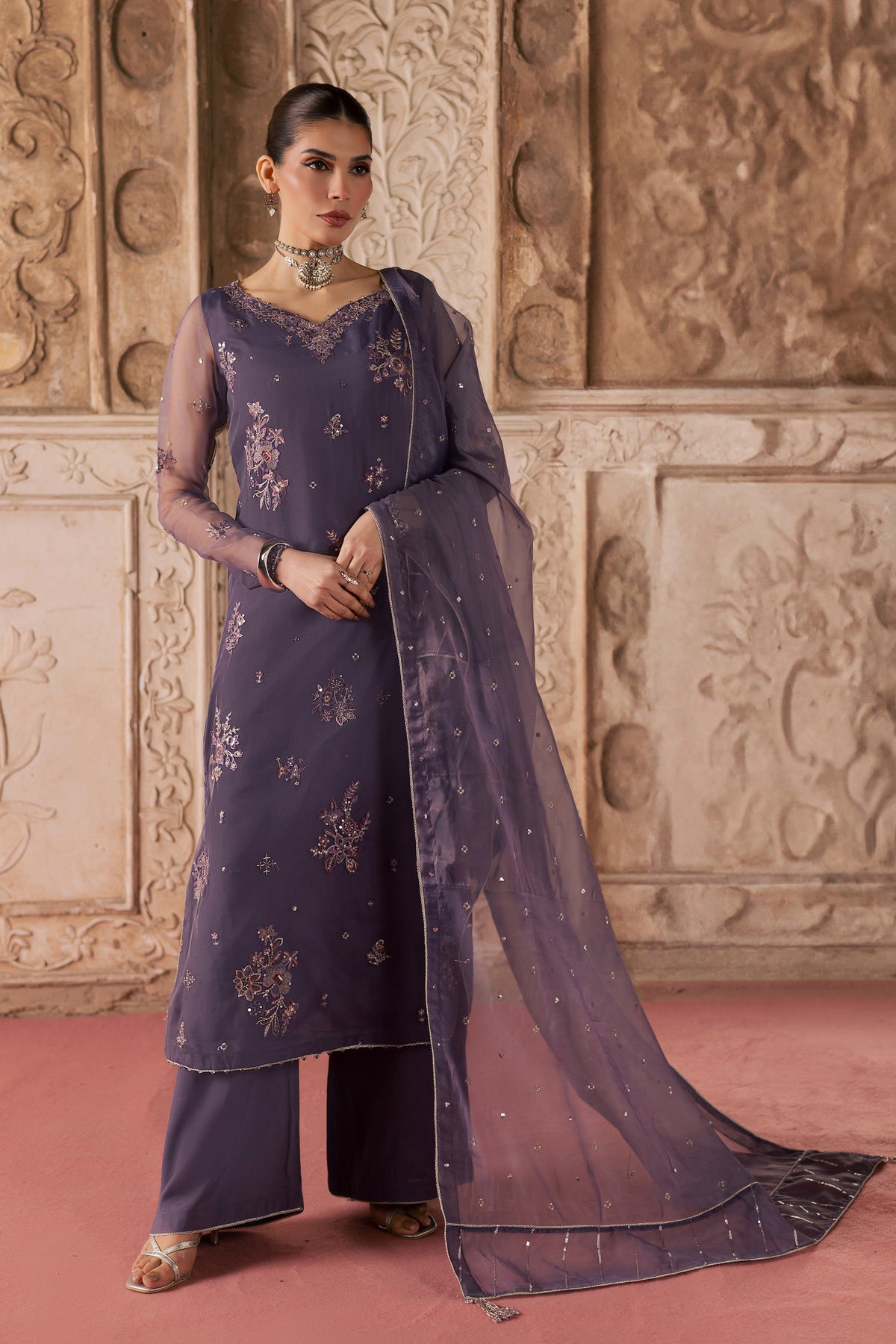 Meesha 3Pc - Festive Luxe Pret