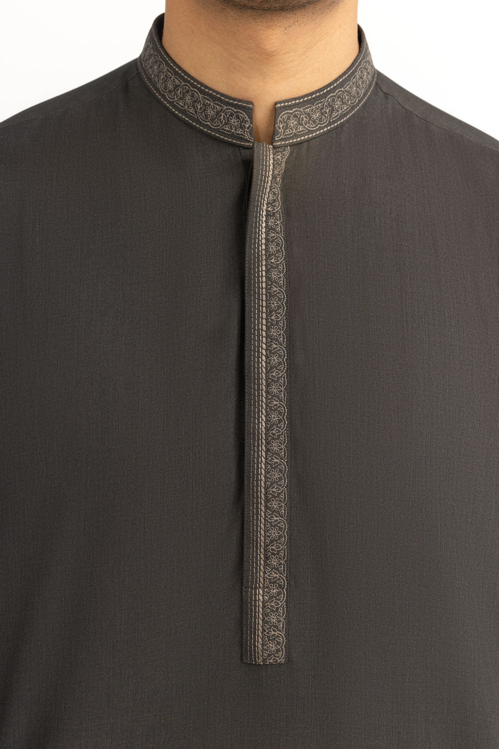 Regular Fit Embroidered Suits