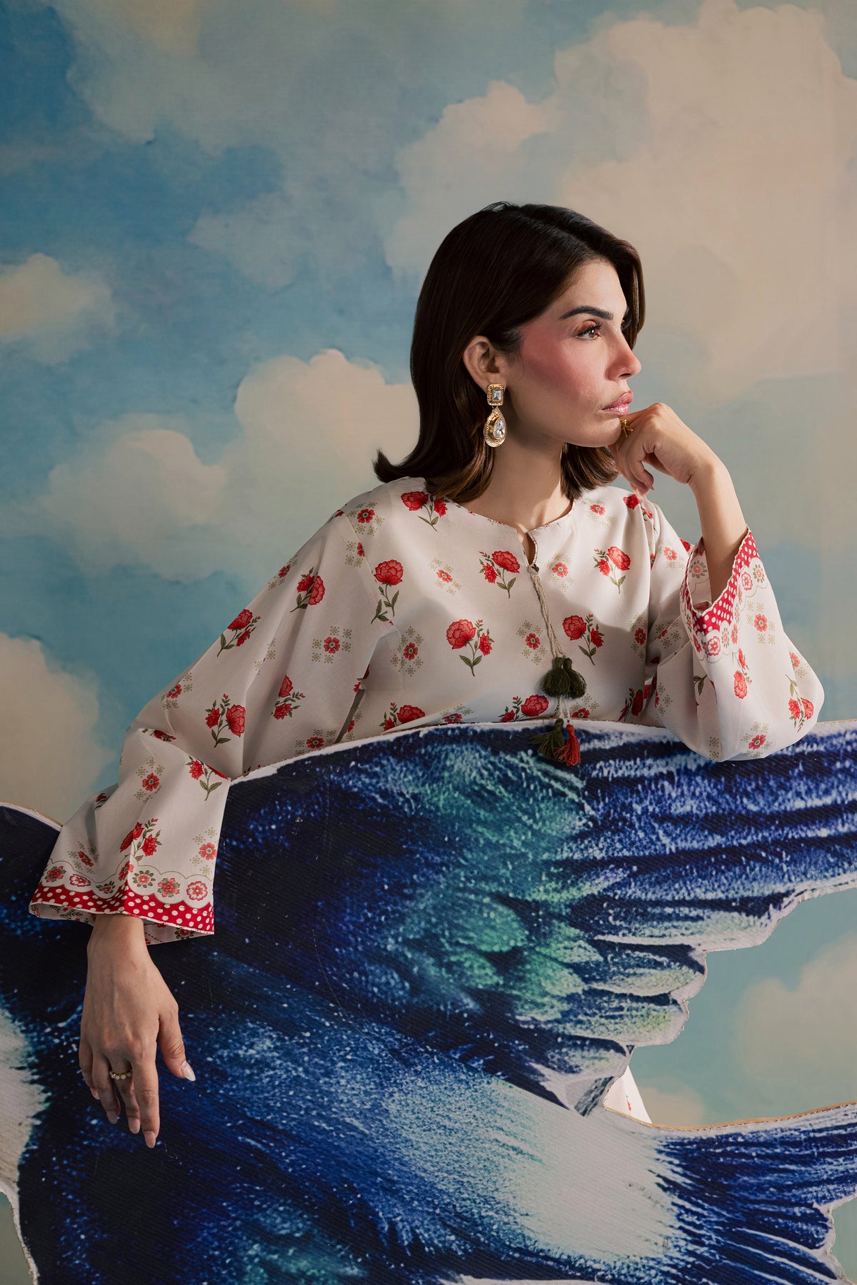 Miyo 2Pc - Printed Lawn Dress