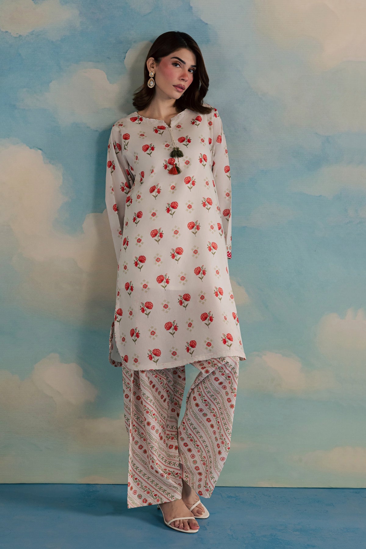 Miyo 2Pc - Printed Lawn Dress