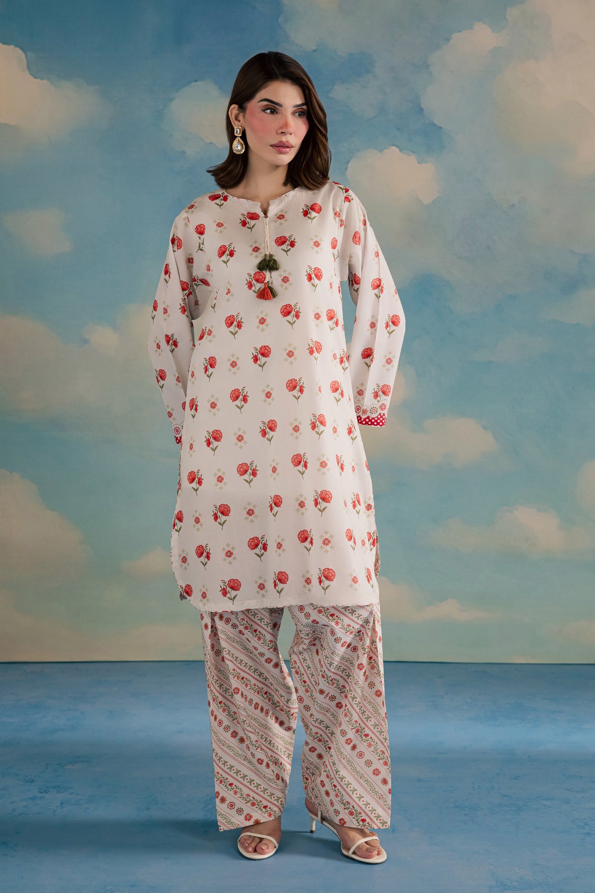 Miyo 2Pc - Printed Lawn Dress
