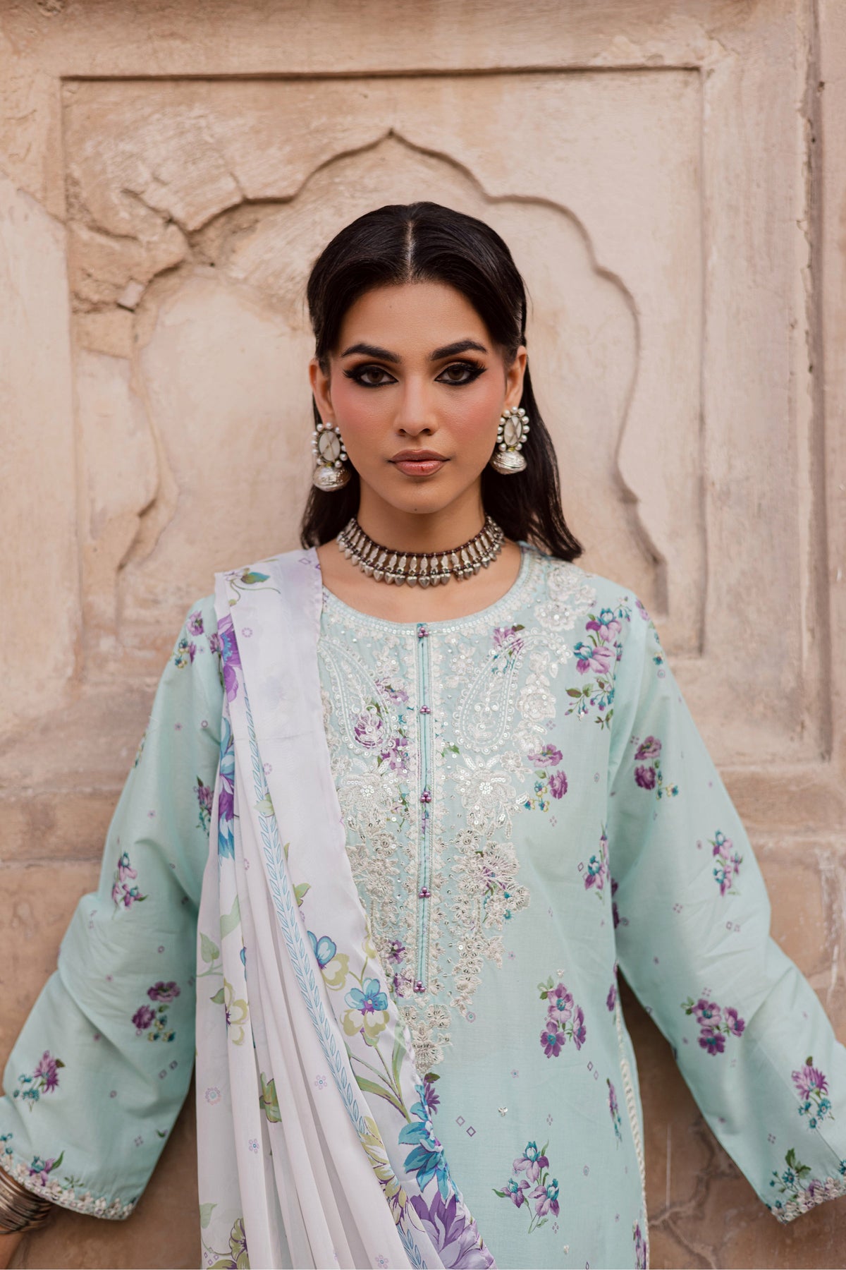 Morticia 3Pc - Festive Eid Prints