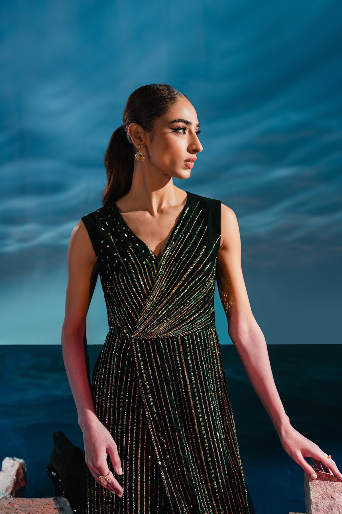Musgo 1Pc - Formal Velvet Maxi