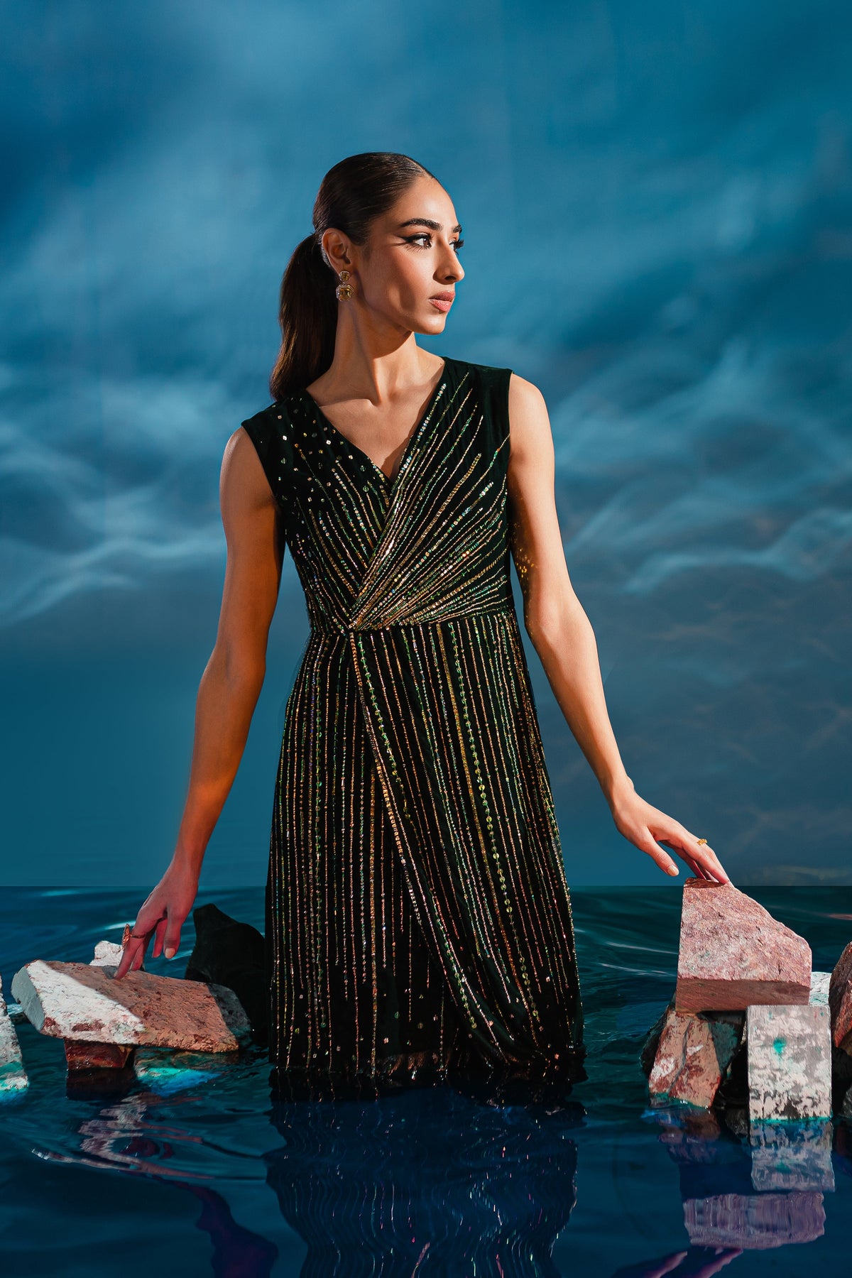 Musgo 1Pc - Formal Velvet Maxi