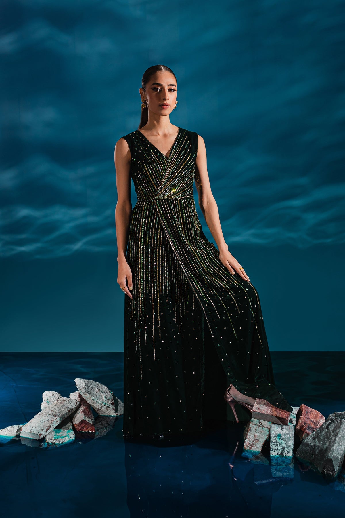 Musgo 1Pc - Formal Velvet Maxi