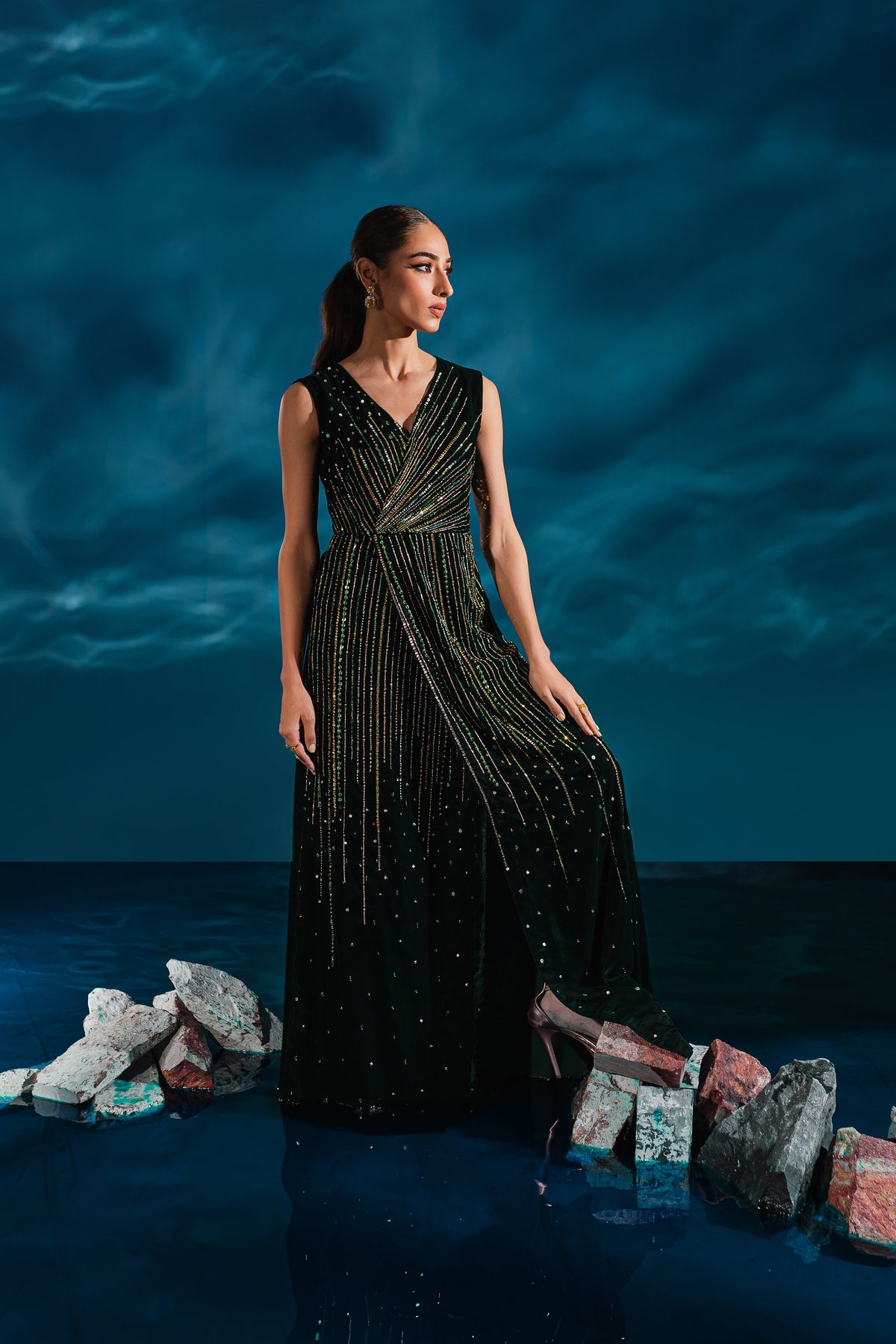 Musgo 1Pc - Formal Velvet Maxi