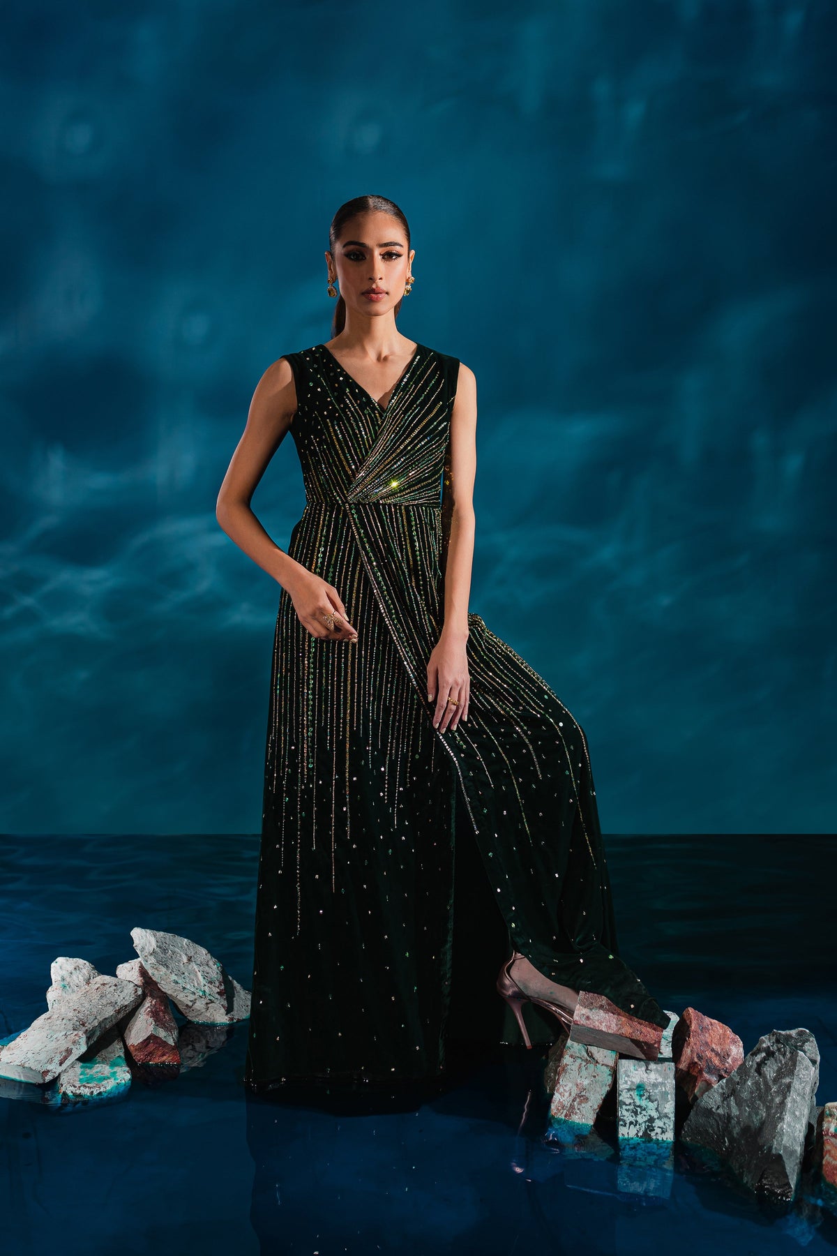 Musgo 1Pc - Formal Velvet Maxi