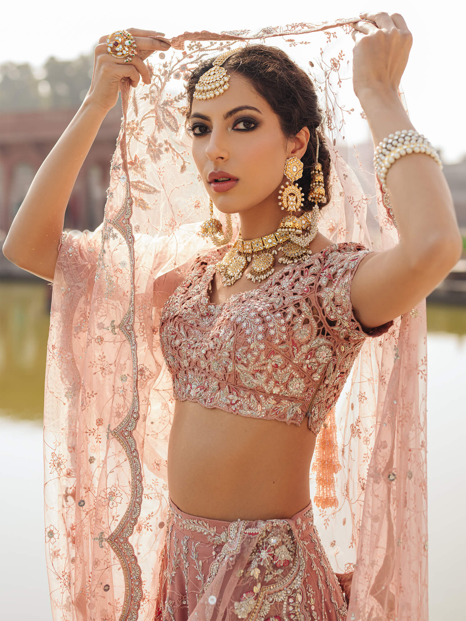 Blouse, Lehenga & Dupatta