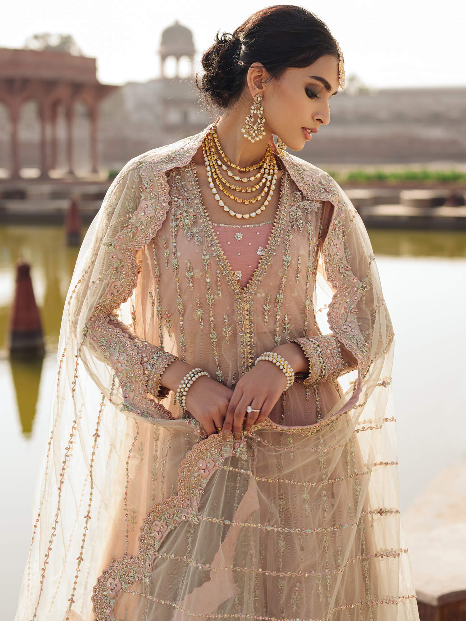 Kalidar, Blouse, Lehenga & Dupatta