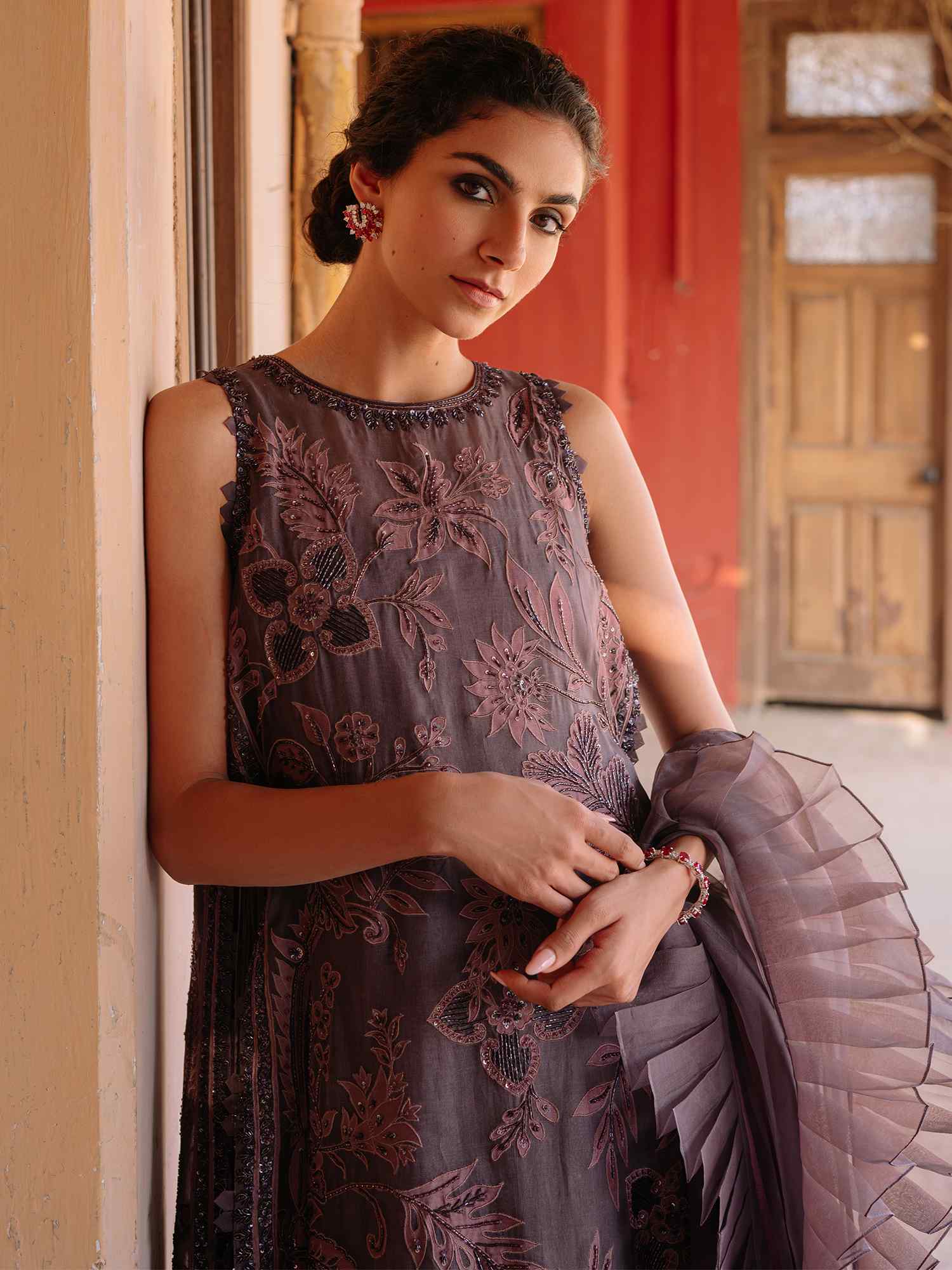 Side Slit & Dupatta - BD864