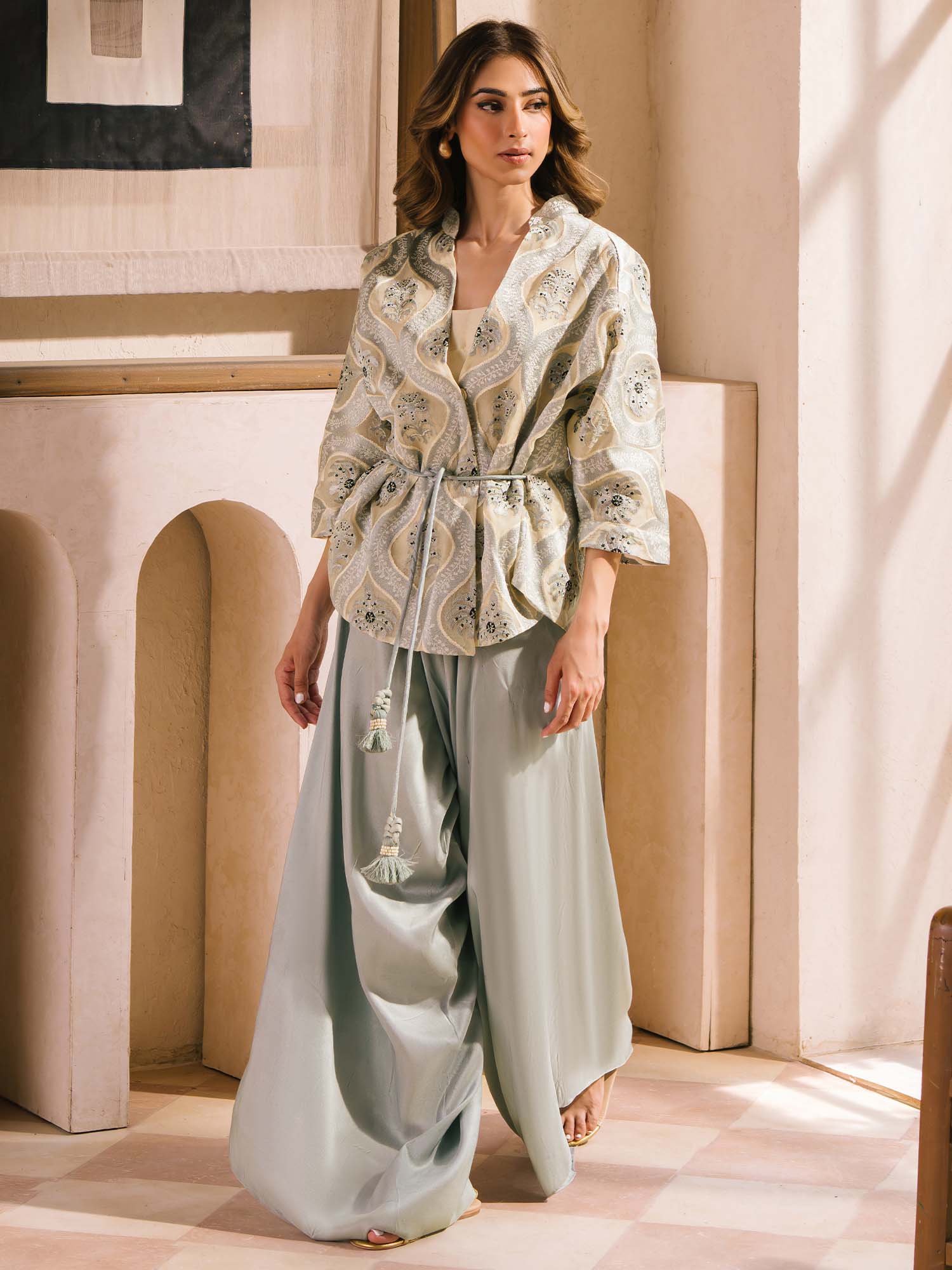 VINCE WRAP & PANTS