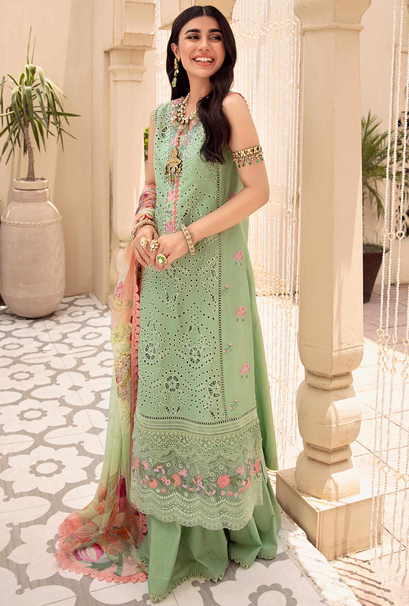 3 Piece Embroidered Lawn Suit