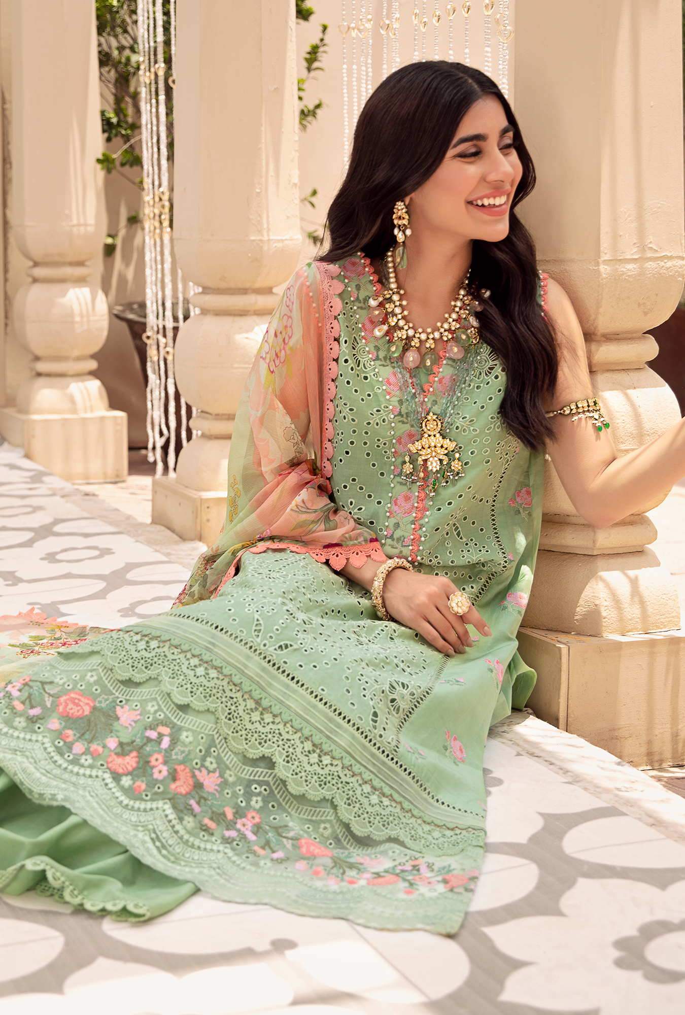 3 Piece Embroidered Lawn Suit