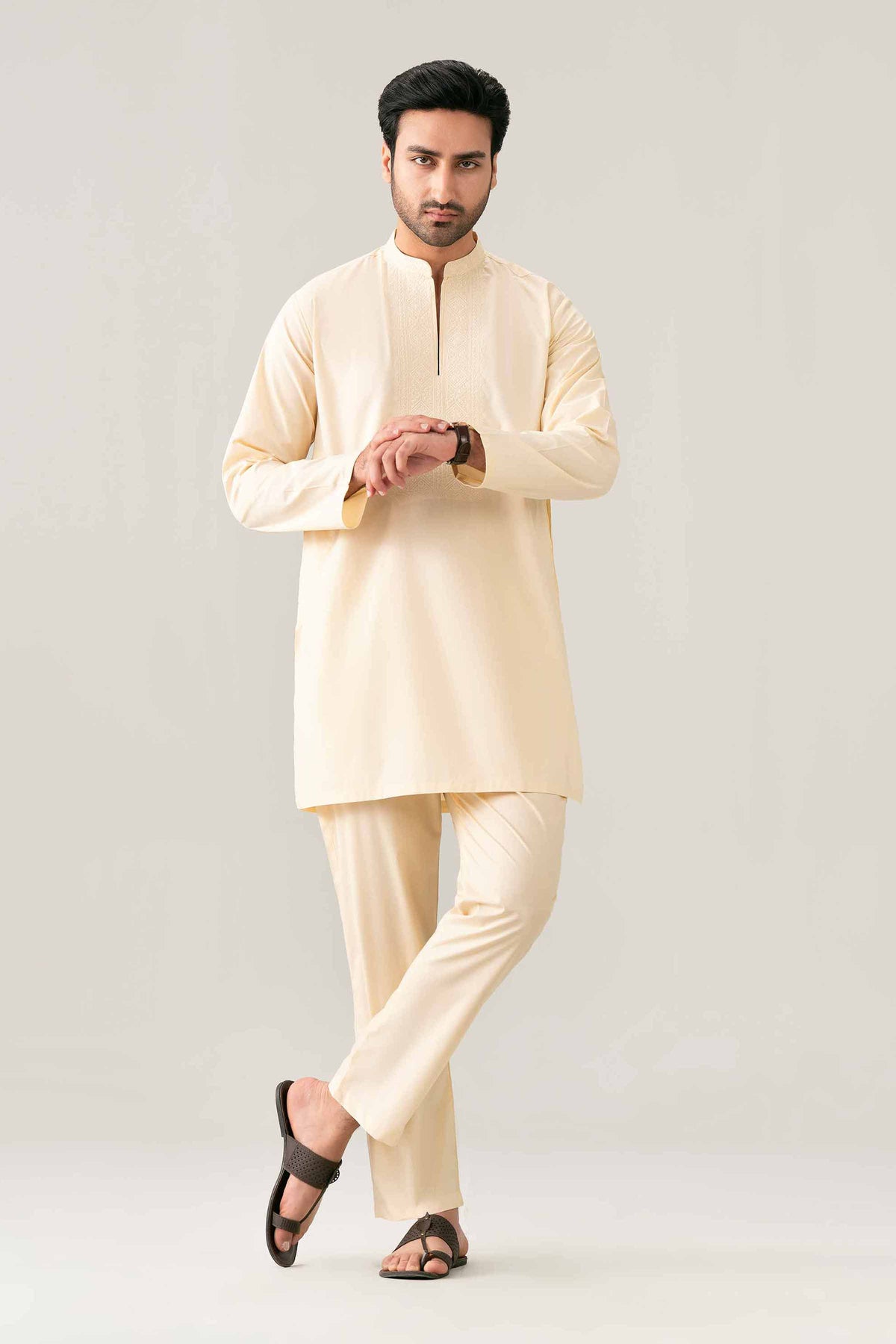 2 Piece - Embroidered Suit - NQ26-017