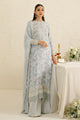 BALLARD BLUE -3PC SILK EMBROIDERED SUIT