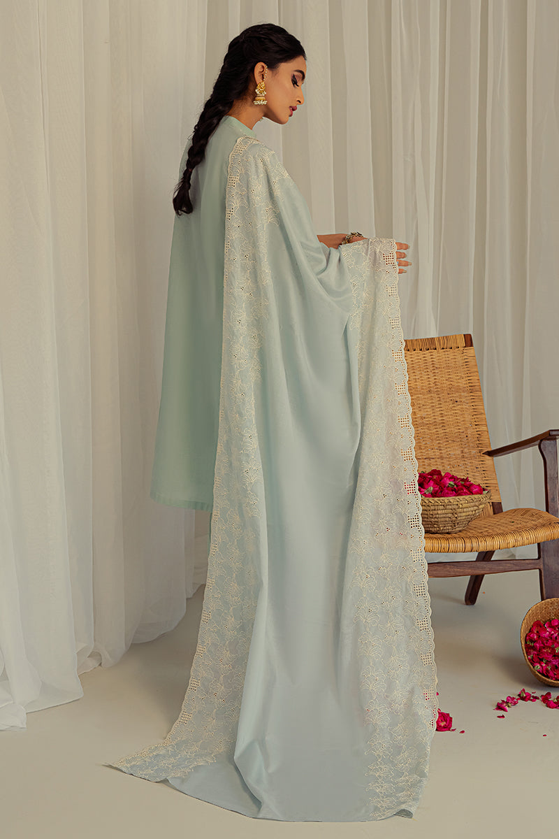 BLUE IVY-3PC CHIKAN KARI LAWN SUIT