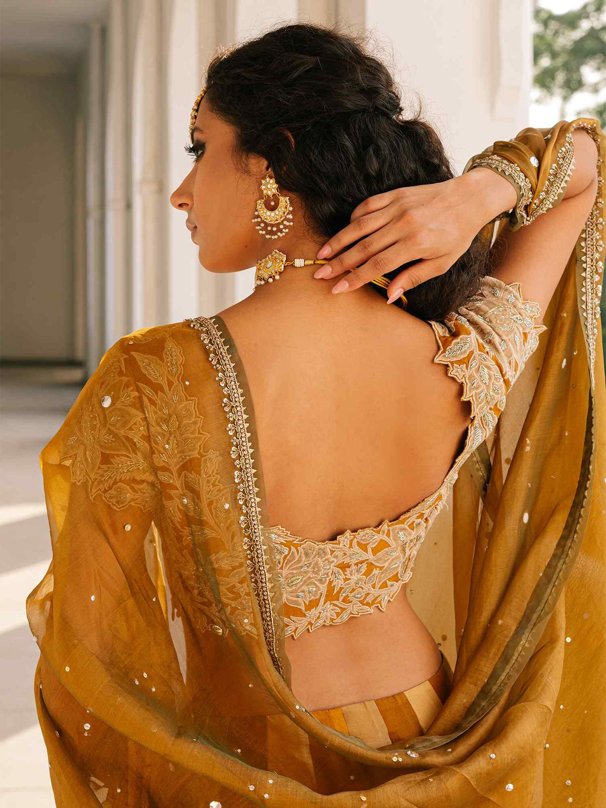 Blouse, Lehenga & Dupatta
