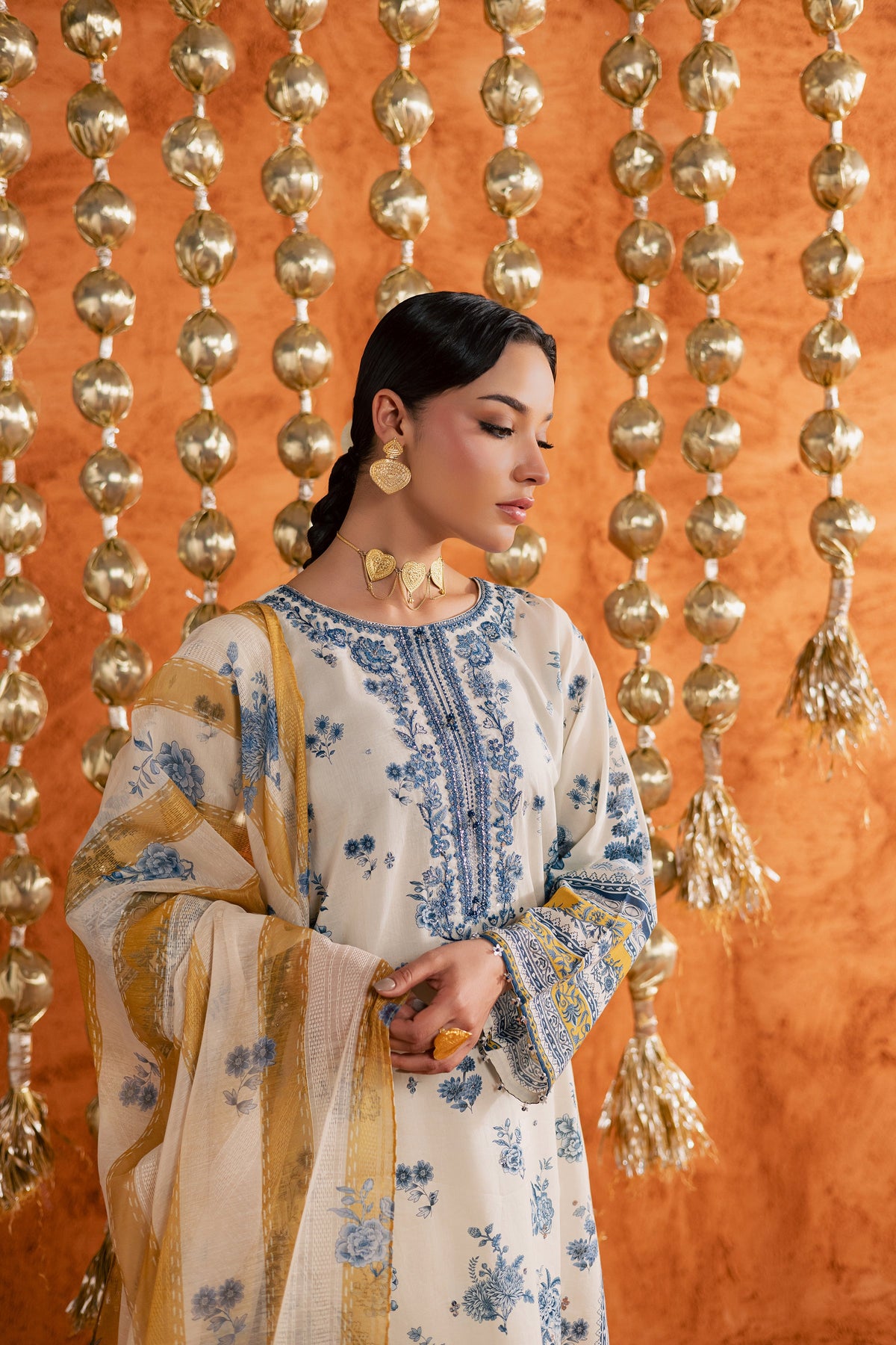 Nariman 3Pc - Printed Lawn Dress