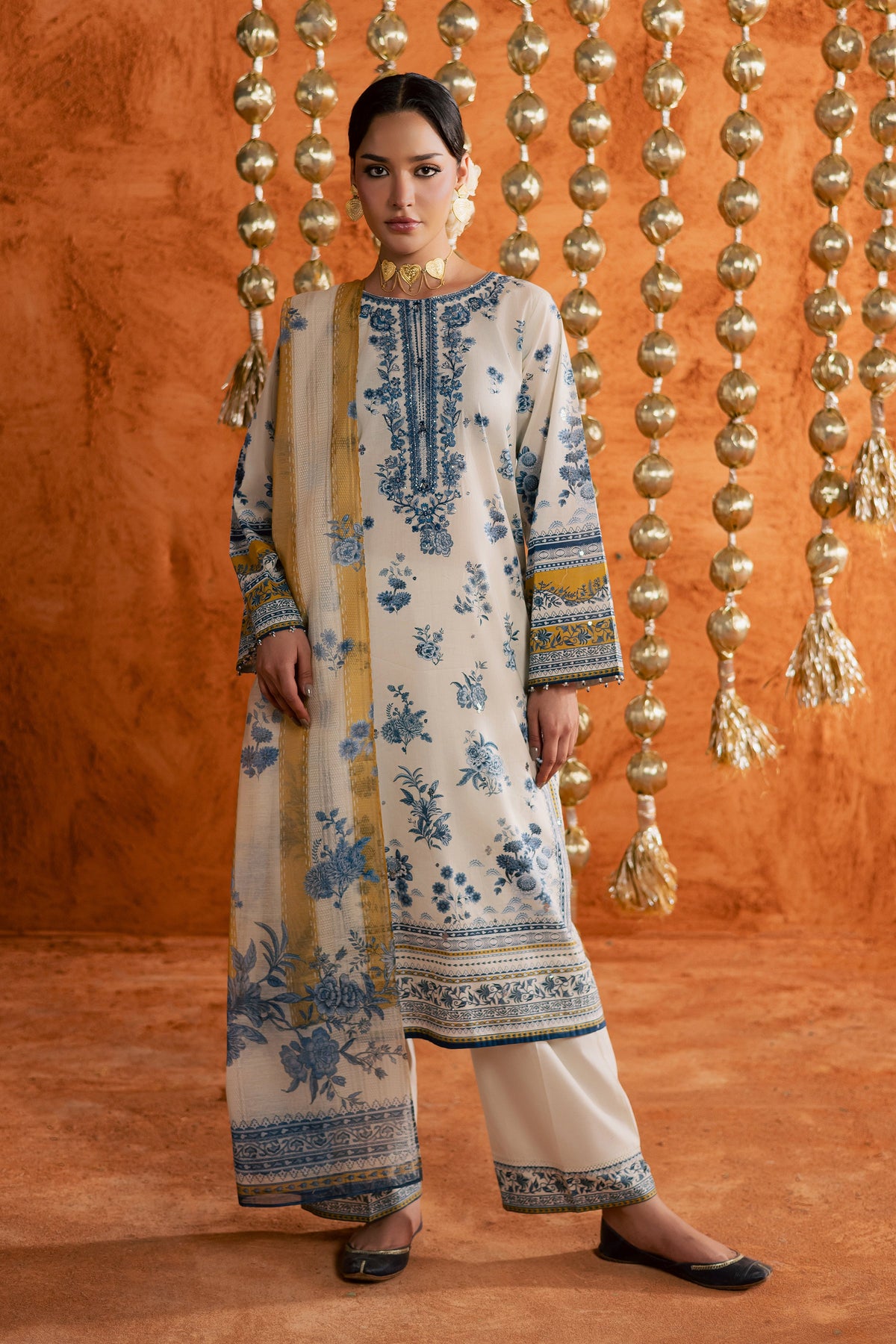 Nariman 3Pc - Printed Lawn Dress