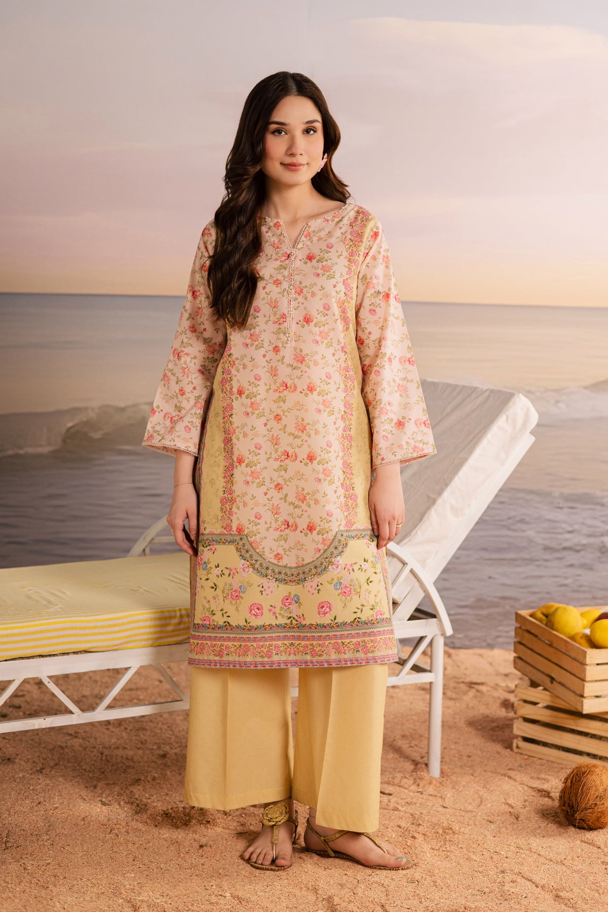 Navi 2Pc - Printed Lawn Dress