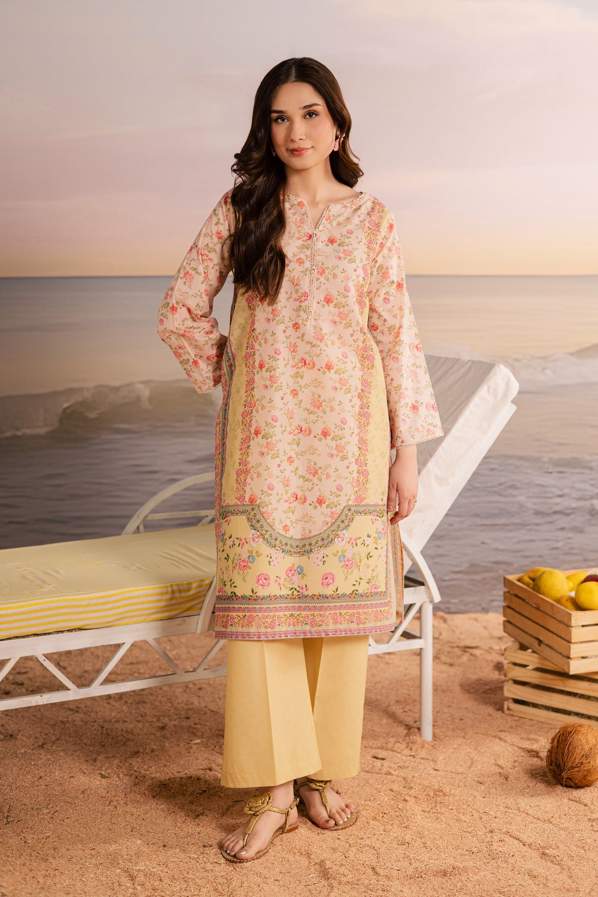 Navi 2Pc - Printed Lawn Dress