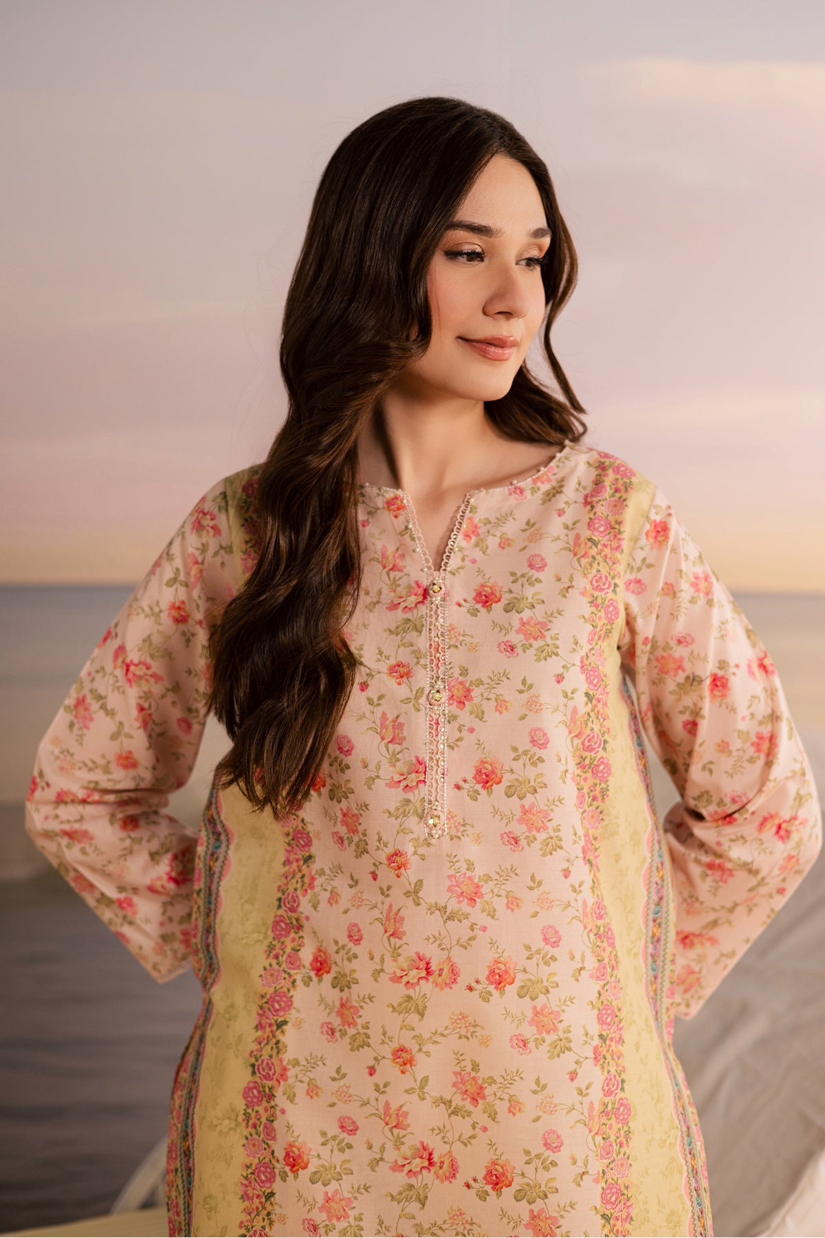 Navi 2Pc - Printed Lawn Dress