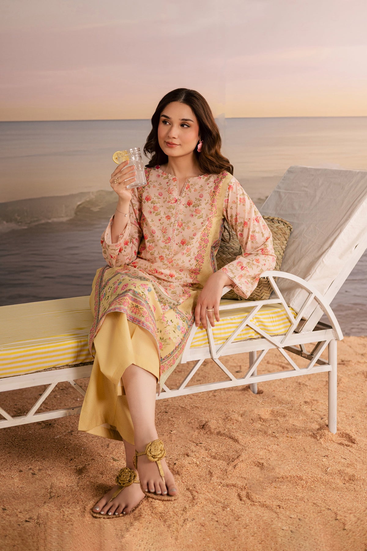 Navi 2Pc - Printed Lawn Dress