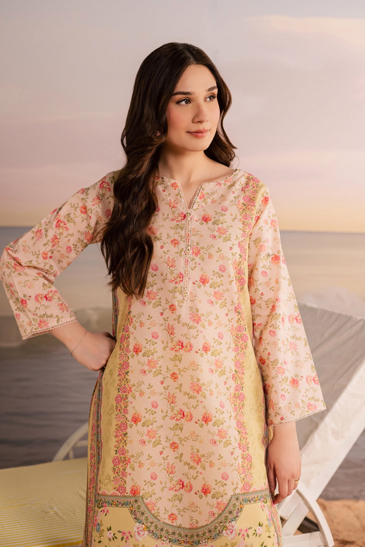 Navi 2Pc - Printed Lawn Dress