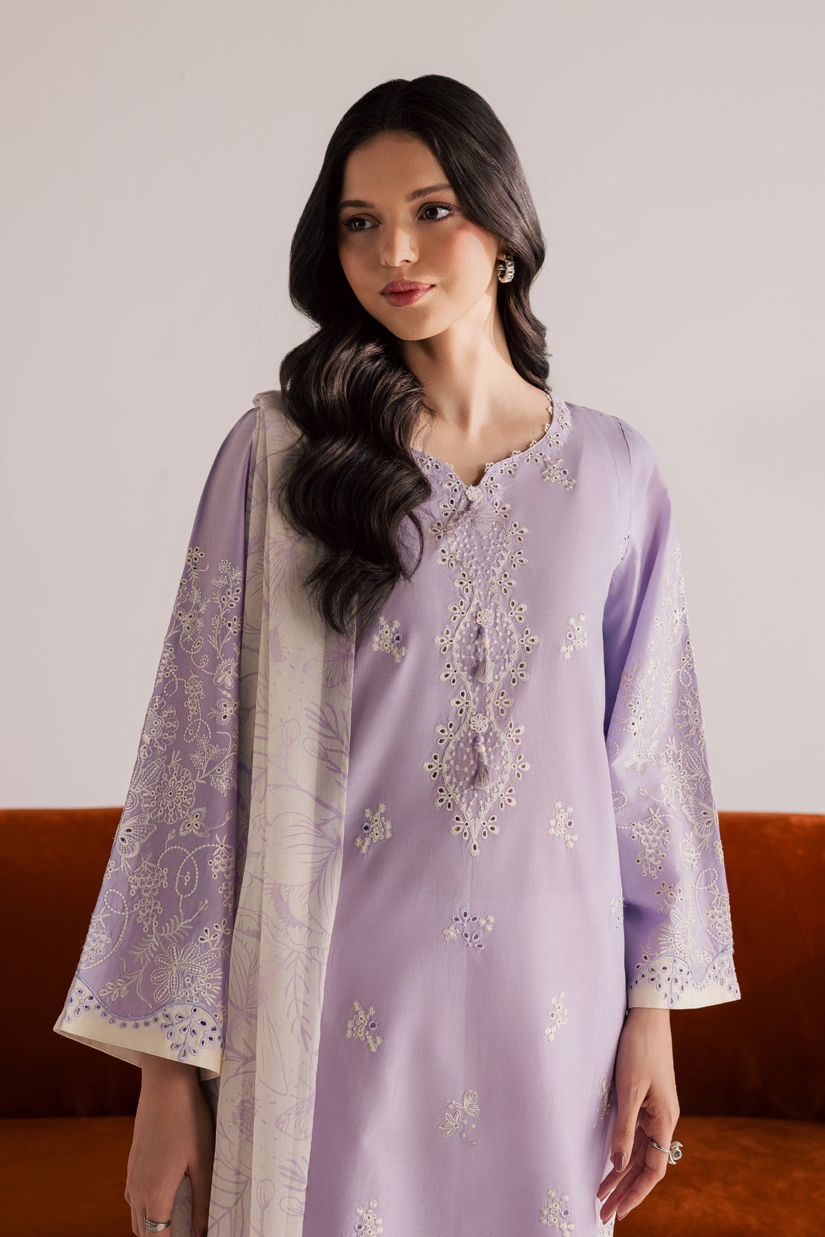 Norway 3Pc - Embroidered Lawn Dress