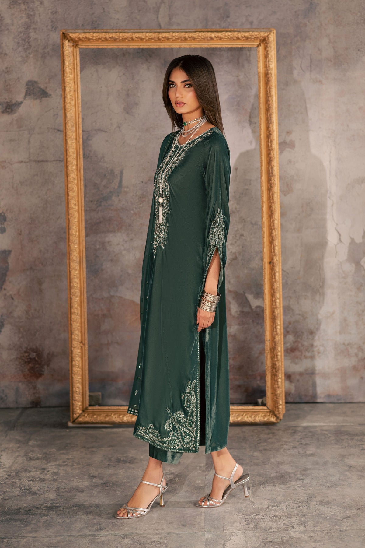 Opal 3Pc - Velvet Formal Dress