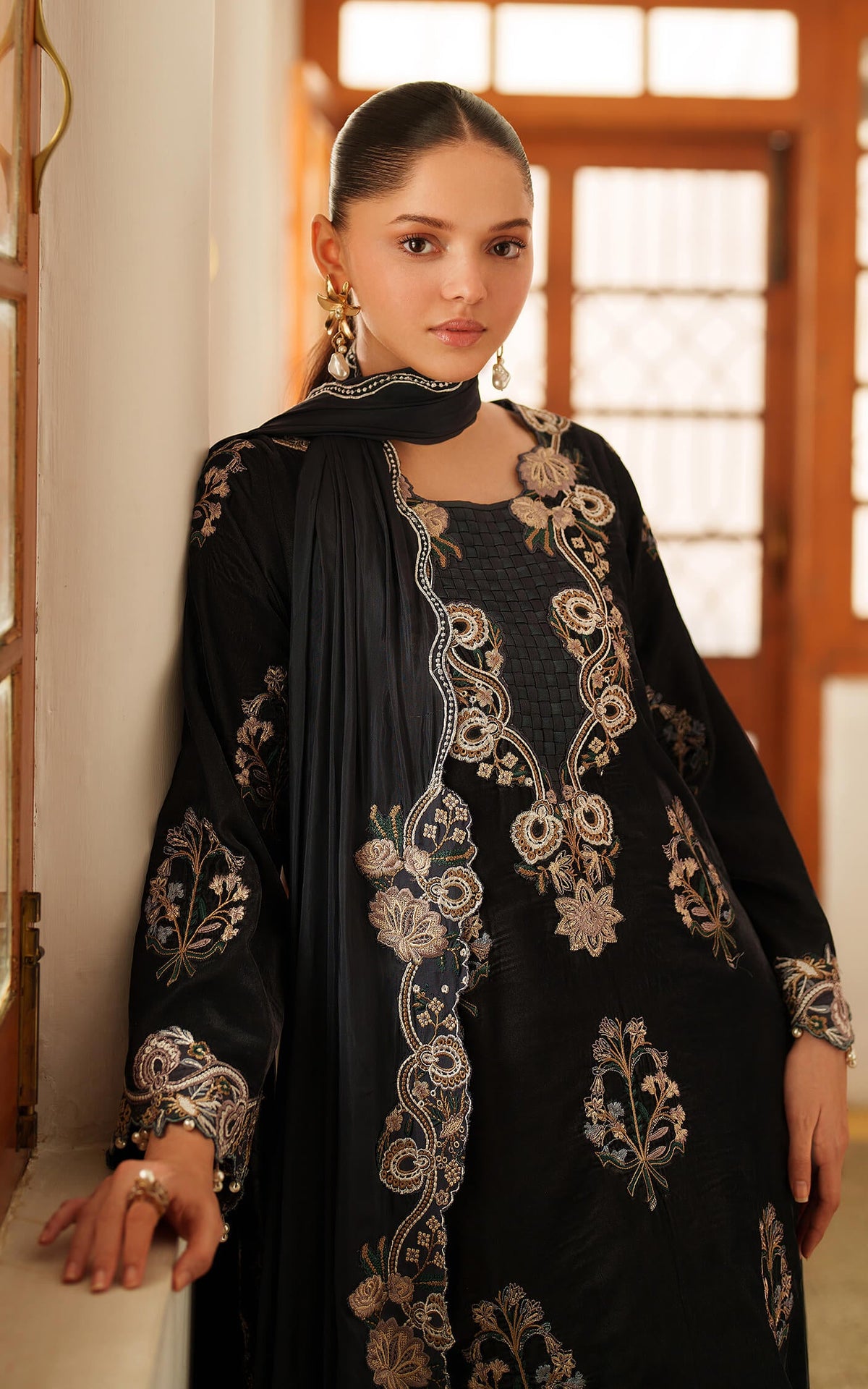 Opal LWC25-07 | 3pcs Embroidered Unstitched Winter