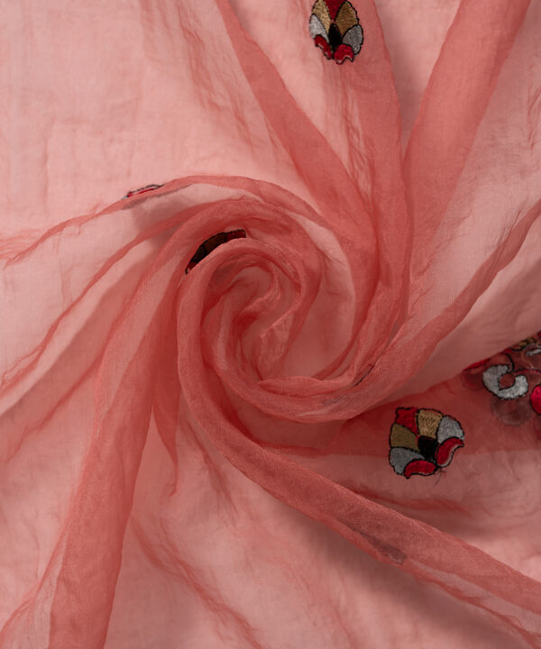 Embroidered Organza Dupatta