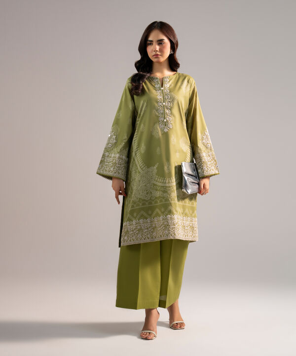 2 Piece - Embroidered Lawn Suit