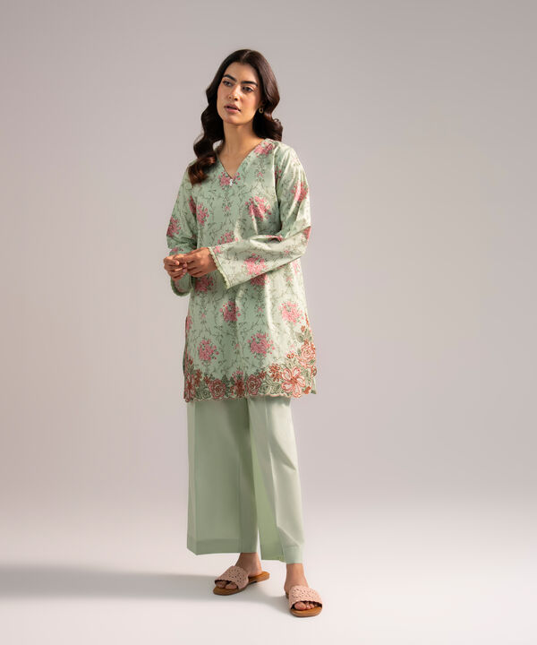 2 Piece - Embroidered Lawn Suit
