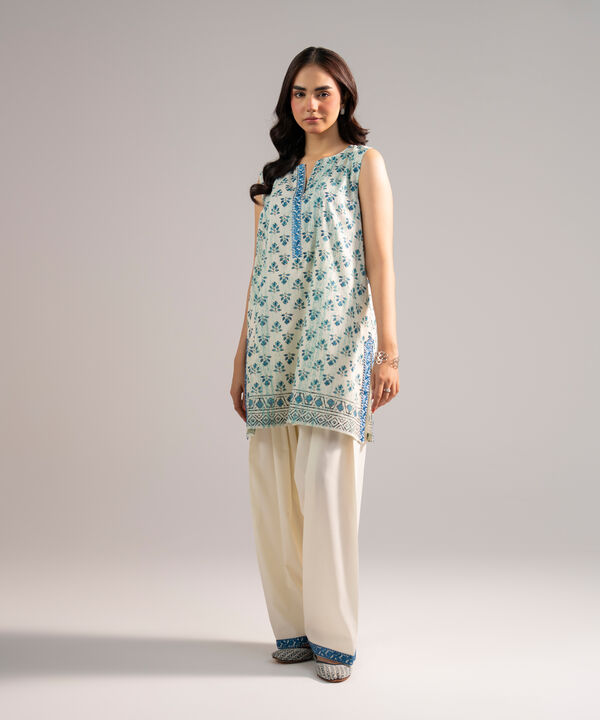 Embroidered Cotton Viscose Shirt
